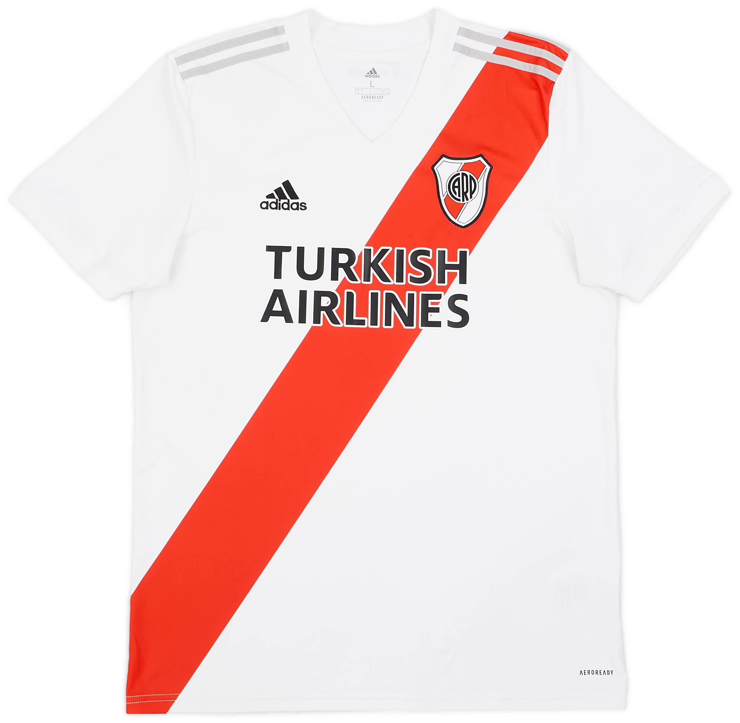 2020 21 River Plate Home Shirt 8 10 L