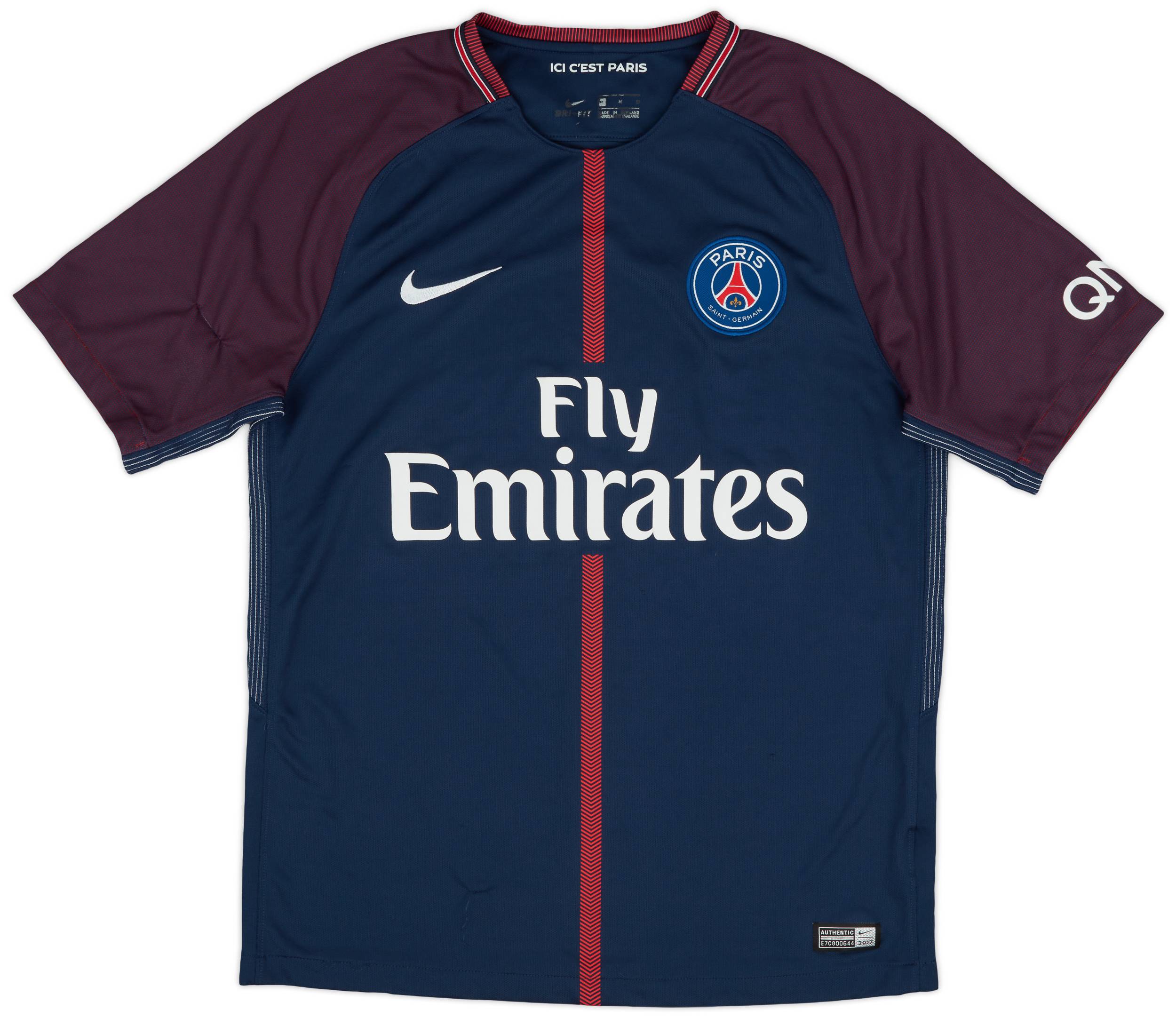 2017-18 Paris Saint-Germain Home Shirt Mbappé #29 - 8/10 - (M)