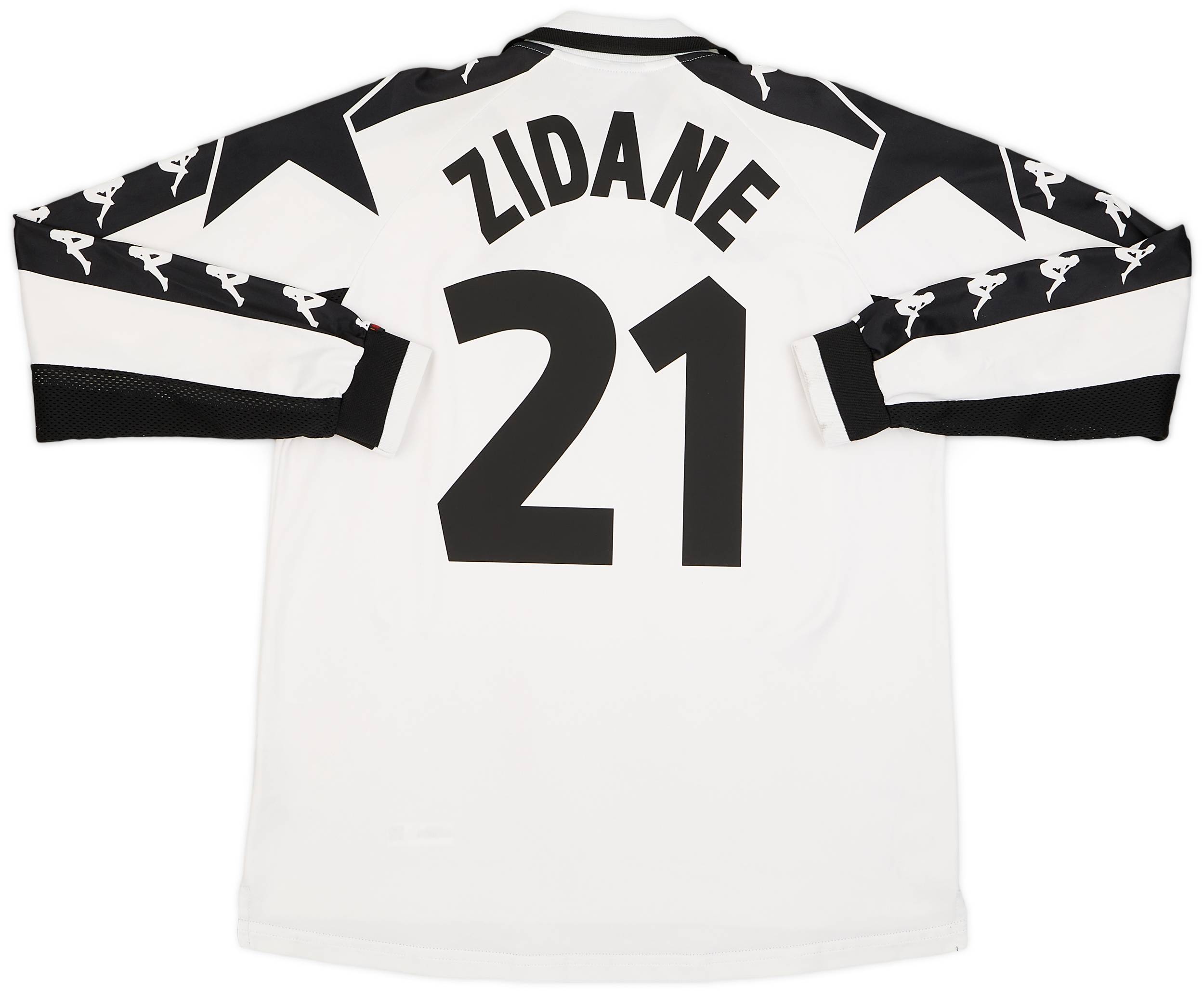 1999 00 Juventus Away L S Shirt Zidane 21 6 10 XL