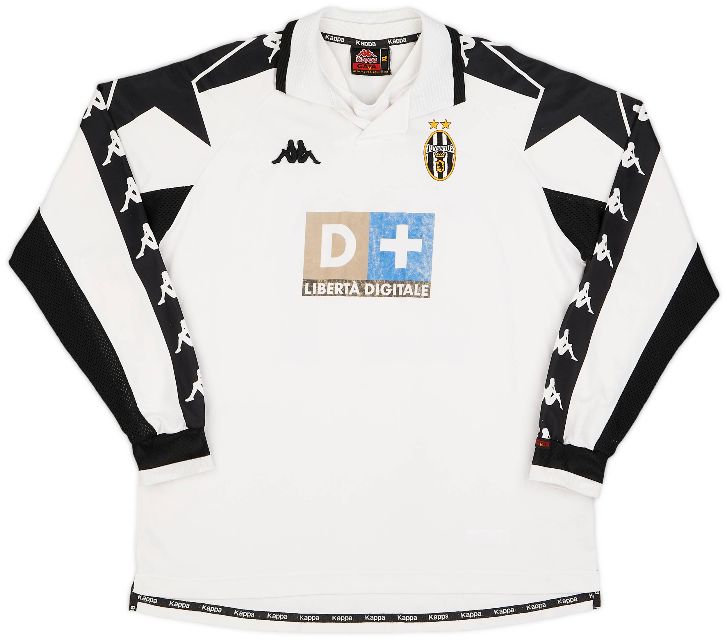 1999-00 Juventus Away L/S Shirt Zidane #21 - 6/10 - (XL)