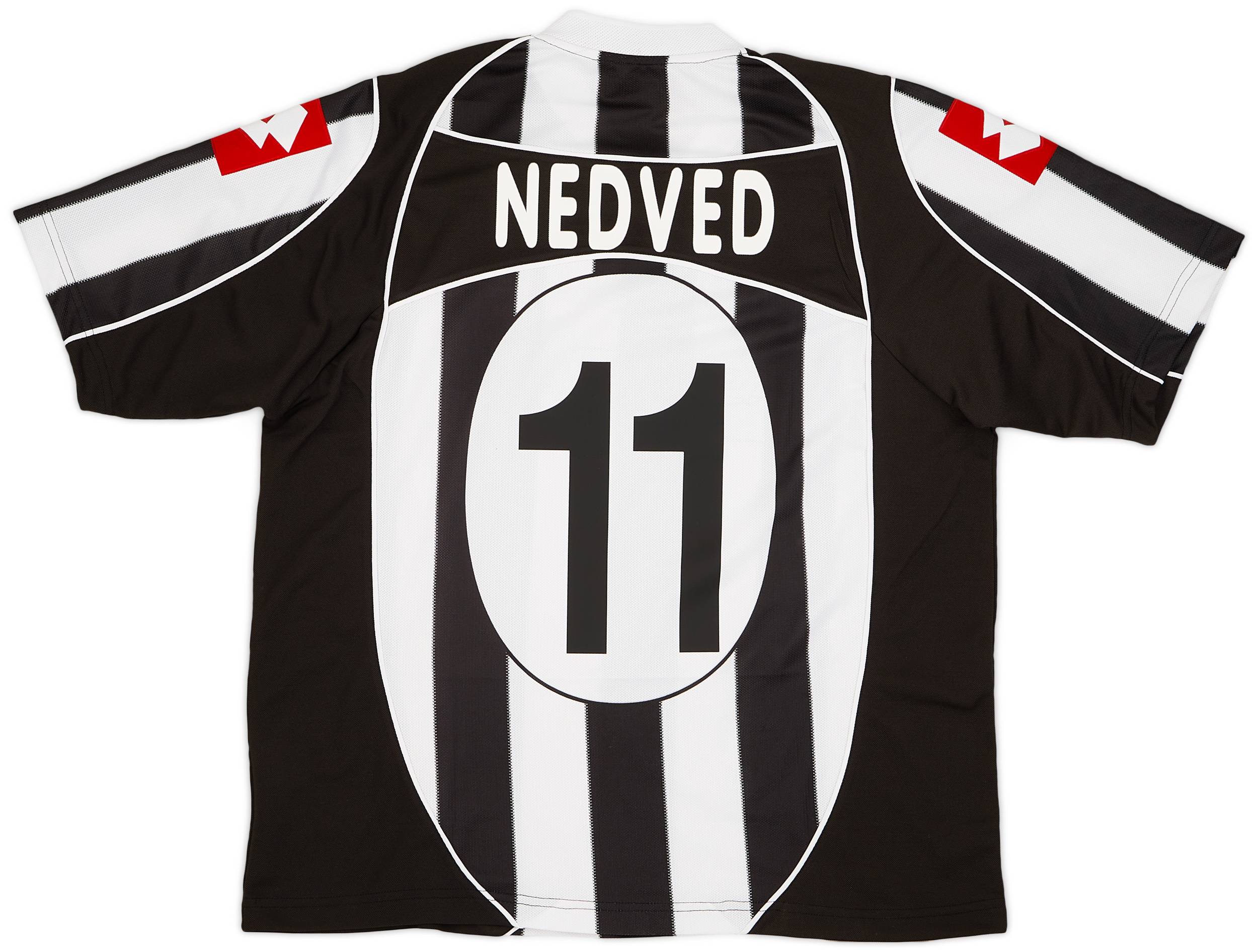 ファッション Juventus 2002-03 Home (XL) - 9/10 - #11 Nedved Shirt ウェア
