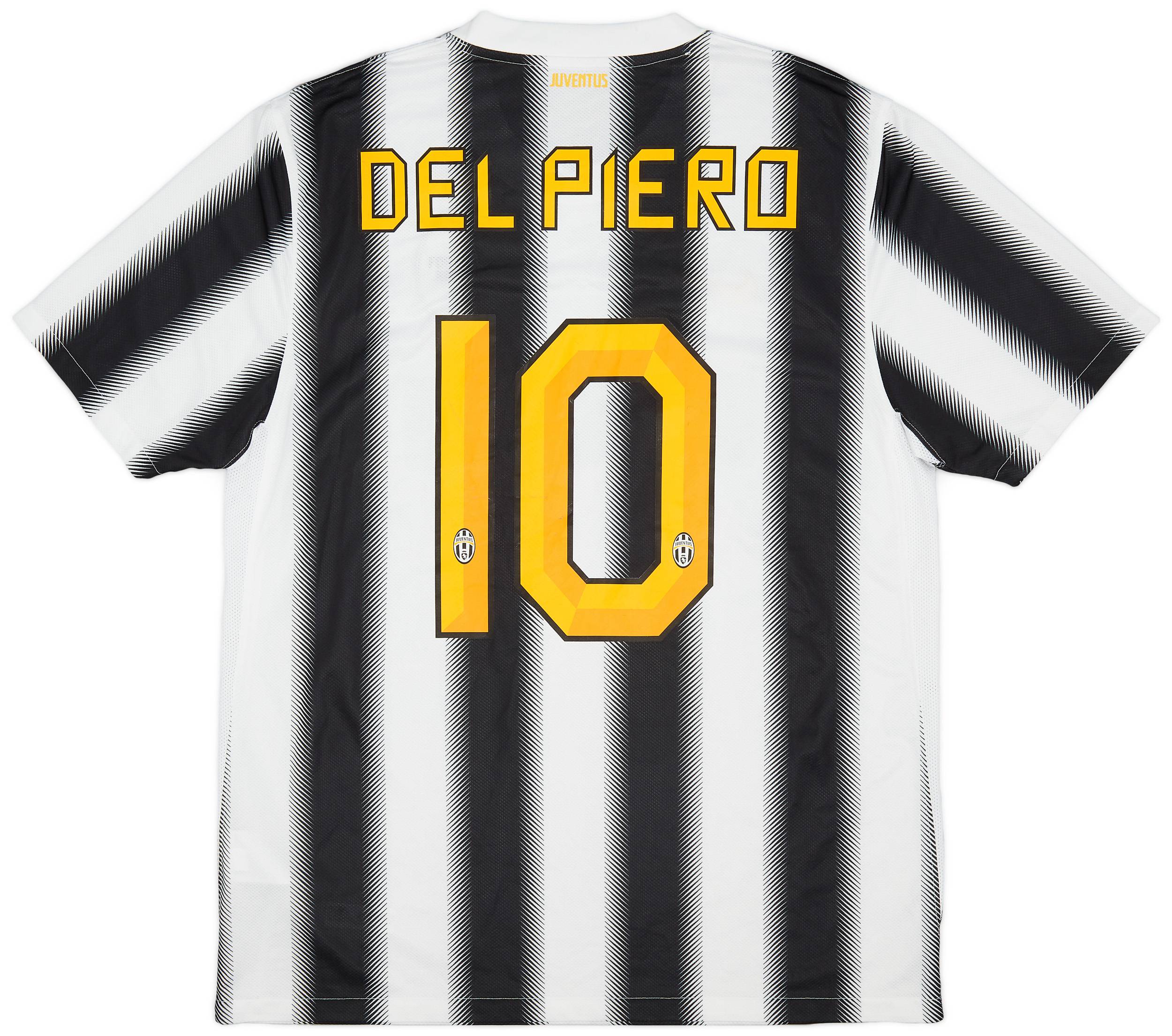 2011-12 Juventus Home Shirt Del Piero #10 - 7/10 - (L)
