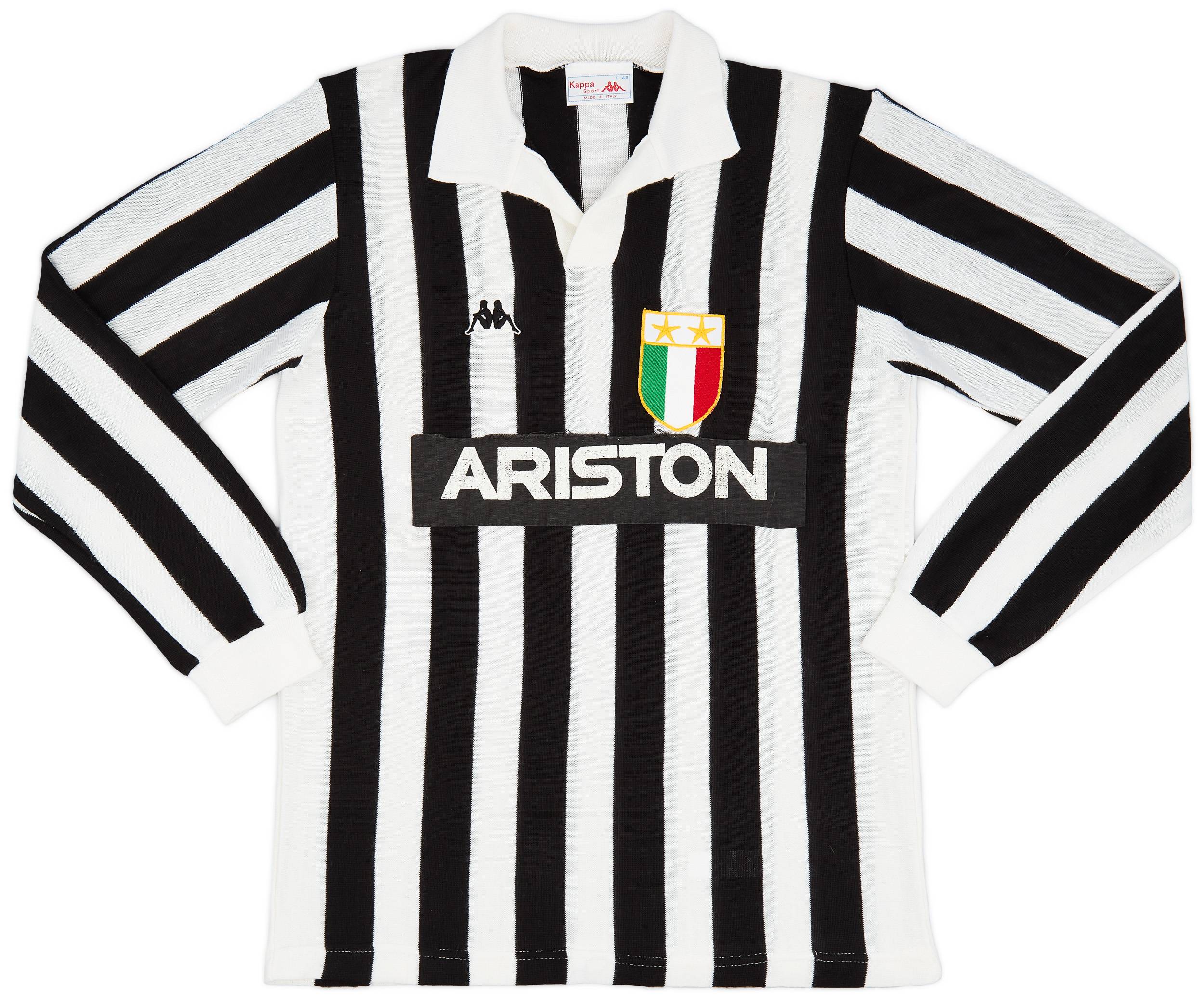 1982-83 Juventus Home L/S Shirt #8 - 9/10 - (S)