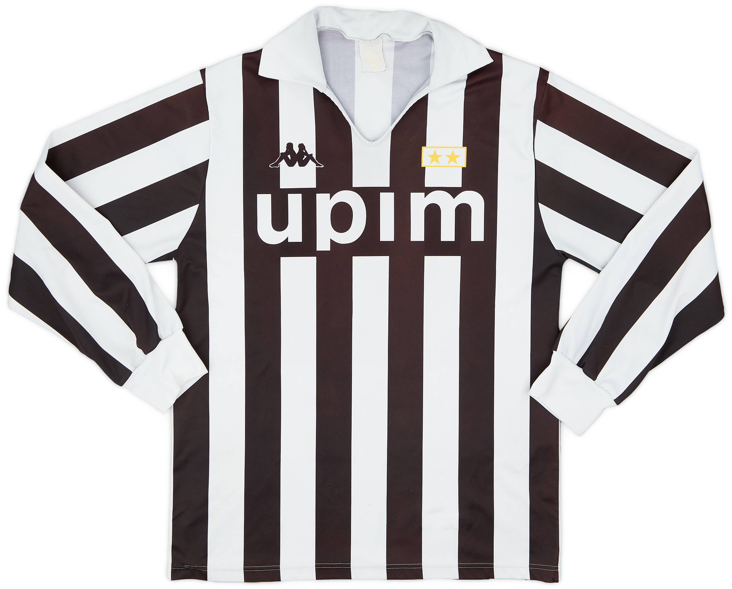 1989-90 Juventus Basic Home L/S Shirt - 7/10 - (M)