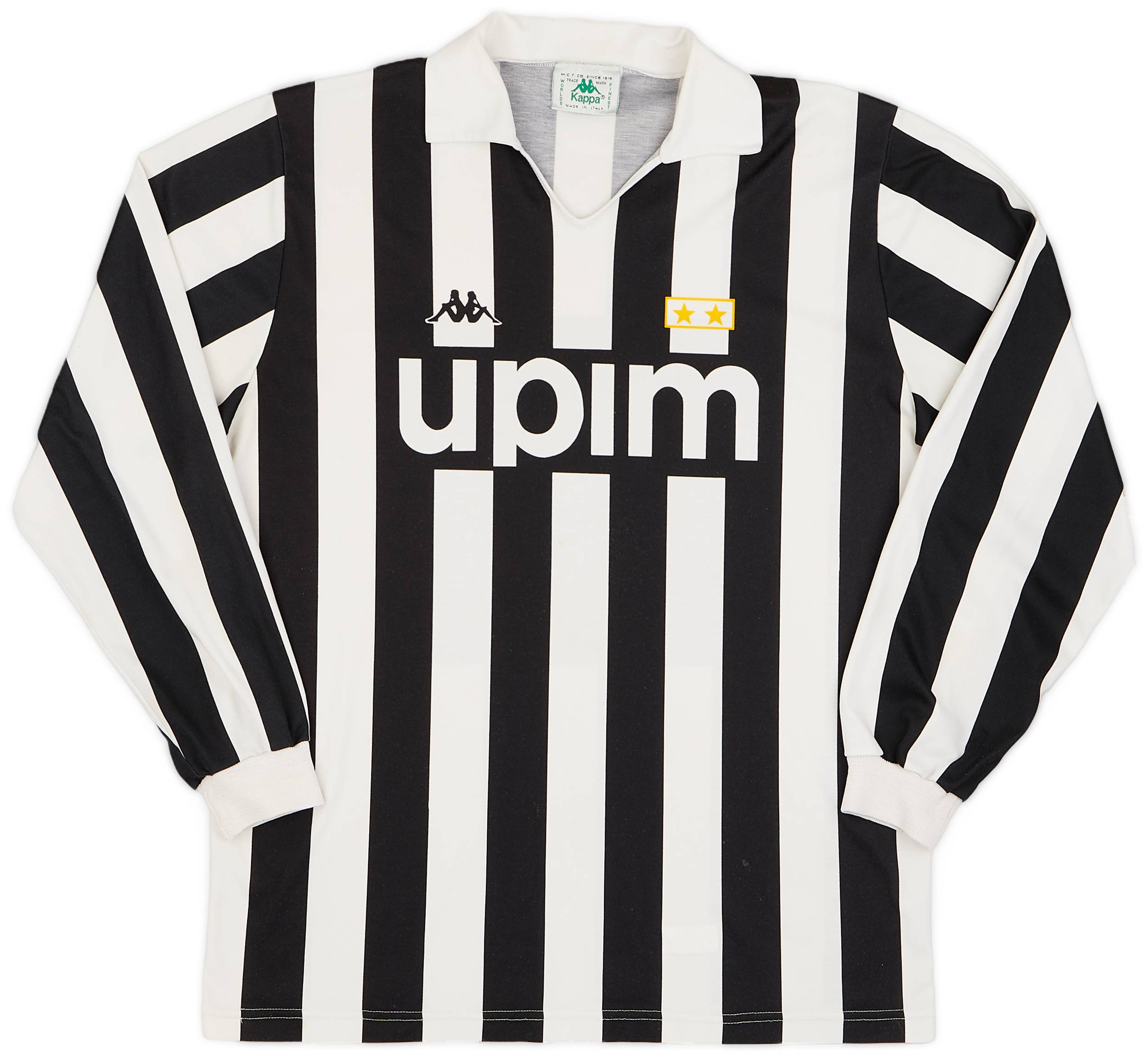 1989-90 Juventus Basic Home L/S Shirt - 6/10 - (XL)