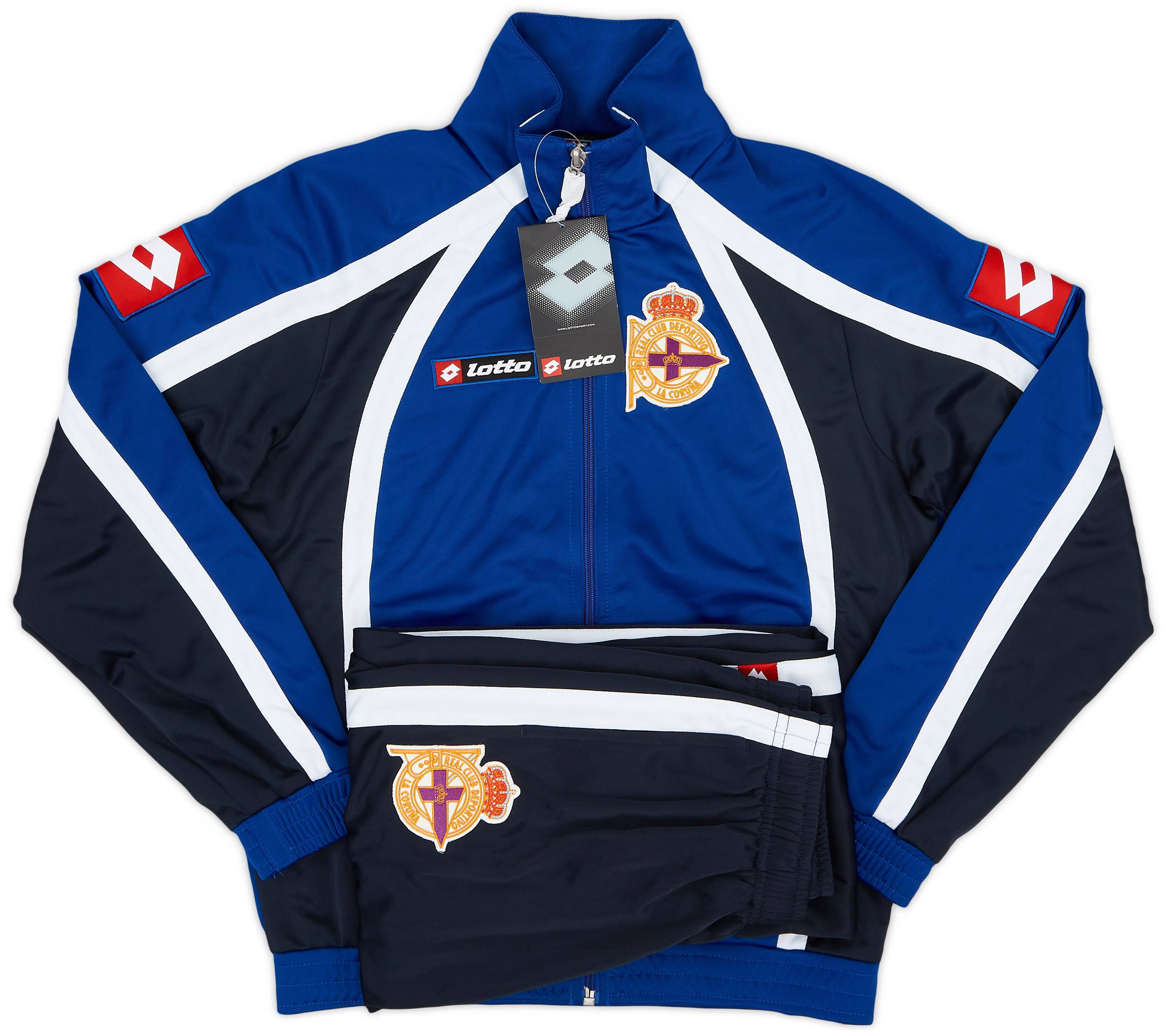 2010-11 Deportivo Lotto Tracksuit (M)