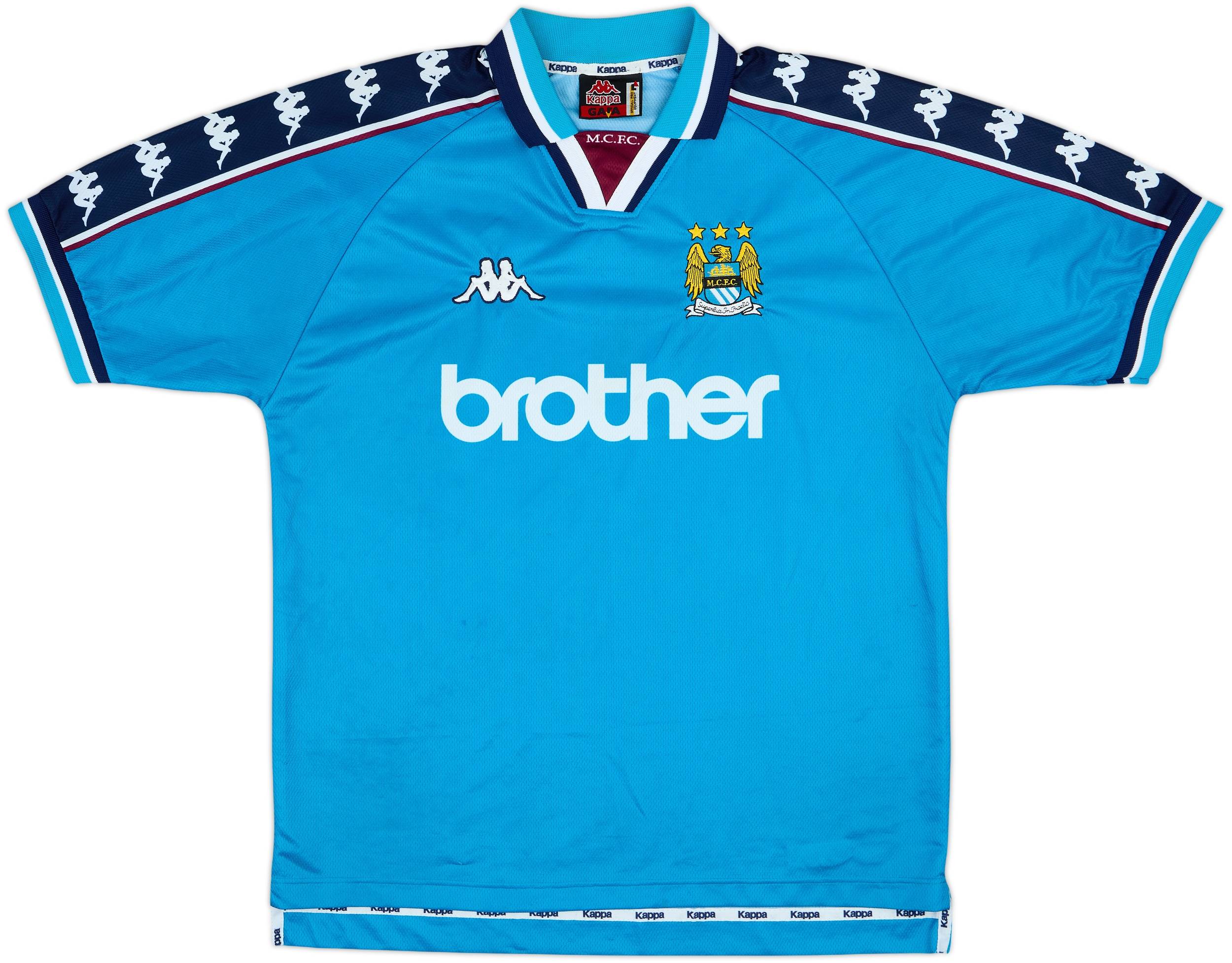 1997-99 Manchester City Home Shirt - 8/10 - (L)