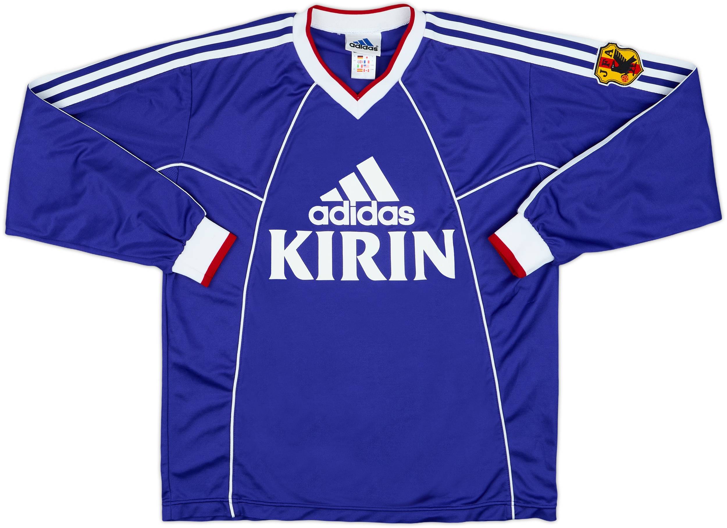 日本代表 adidas ジャージ KIRIN 2001-02 Japan adidas Training L/S Shirt - 10/10 - (M)