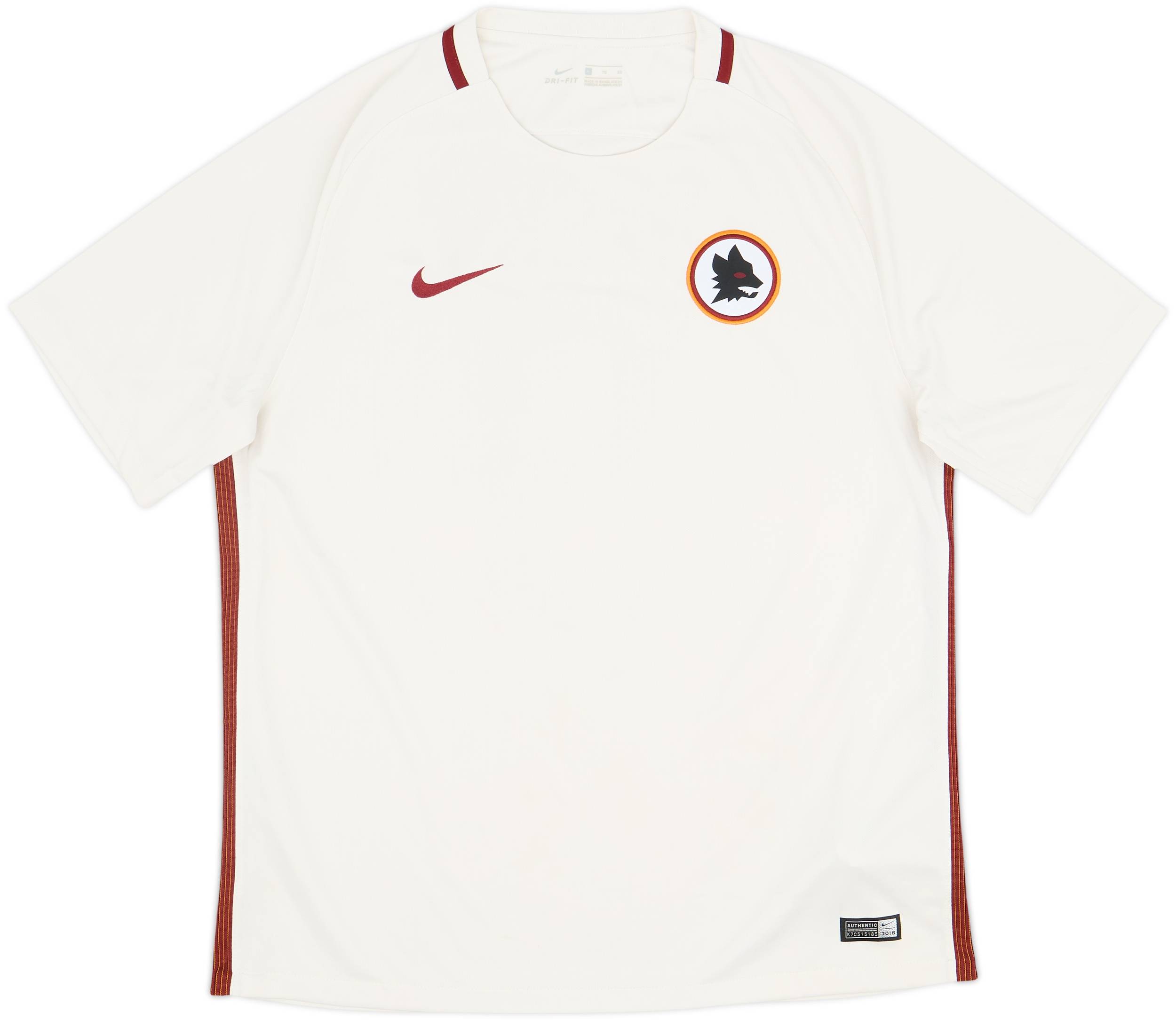 2016-17 Roma Away Shirt Dzeko #9 - 8/10 - (XL)