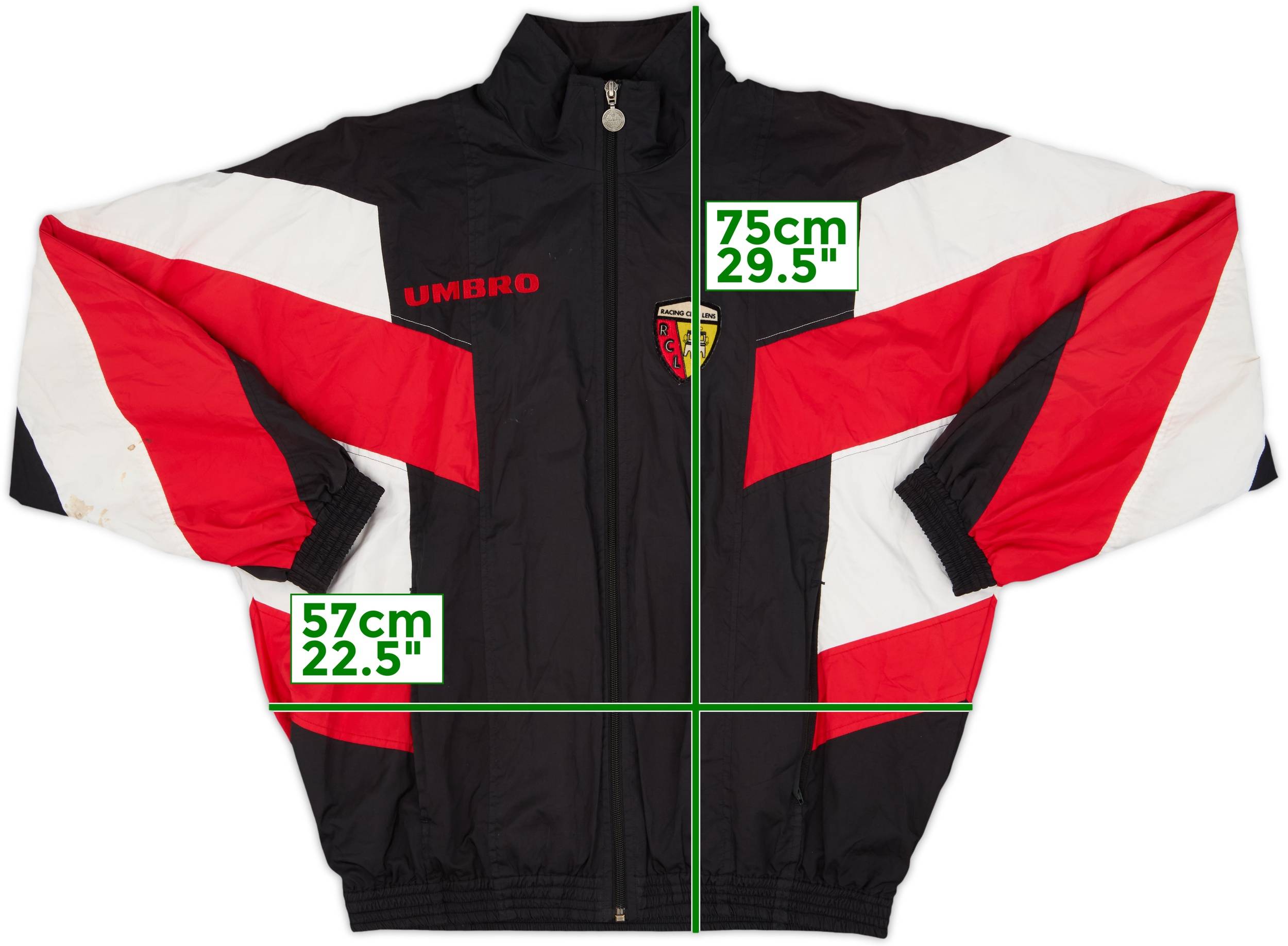 1996-98 RC Lens Umbro Track Jacket - 7/10 - (M)