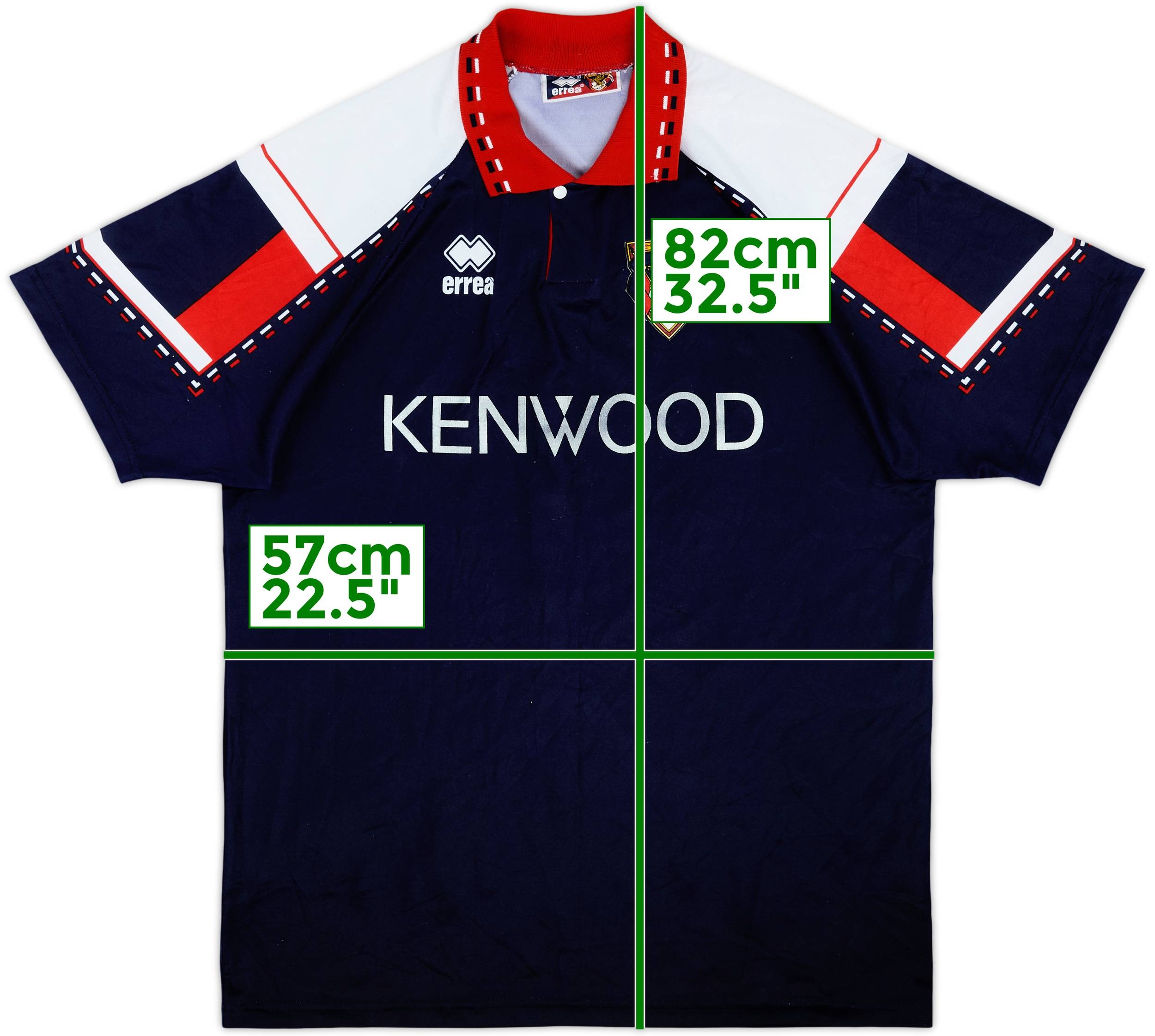 ジェノア 94/95 サード ユニフォーム errea KENWOOD 1994-95 Genoa Errea Training Shirt - 7/10 - (L)