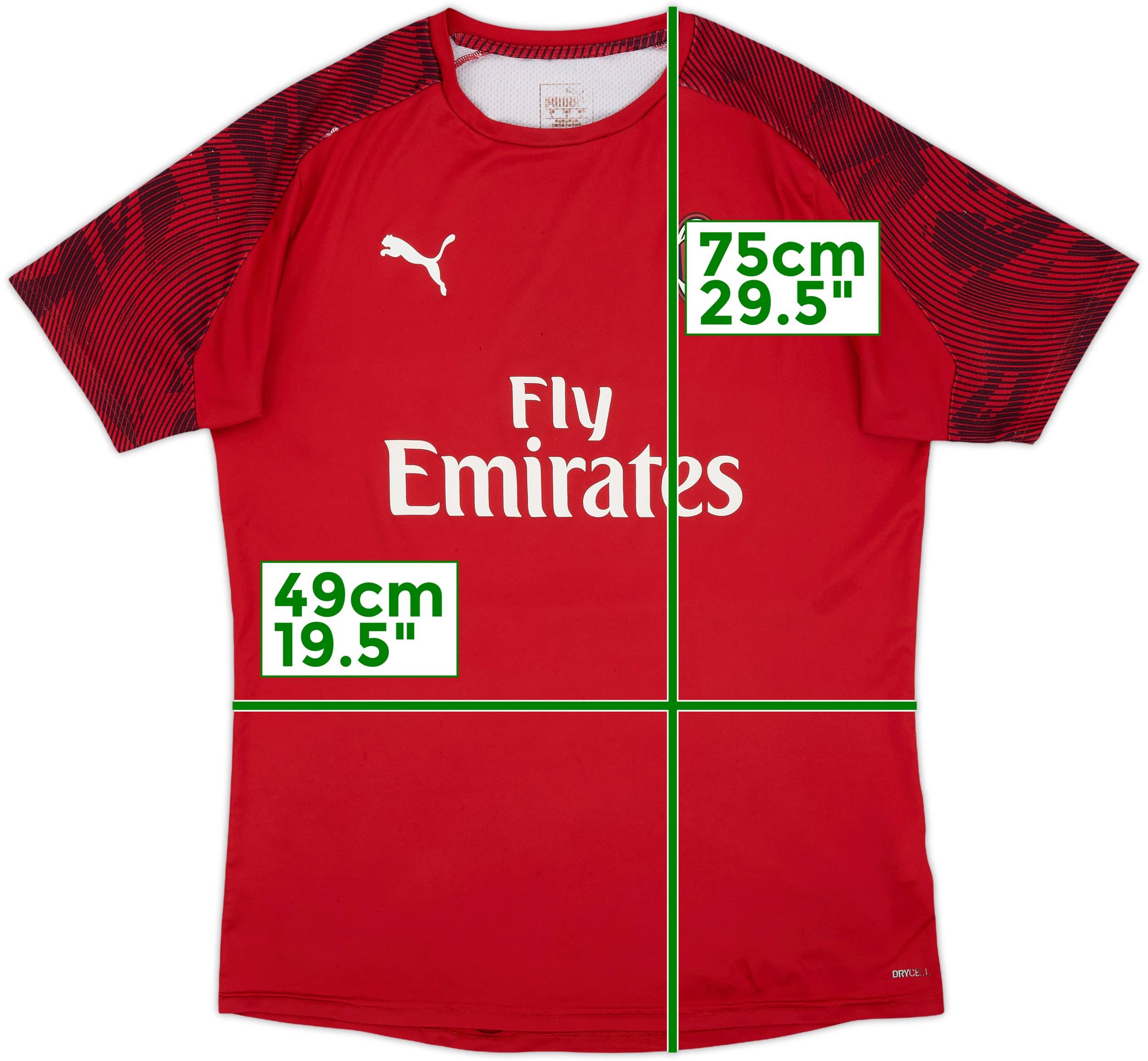 2019-20 AC Milan Puma Training Shirt - 4/10 - (L)