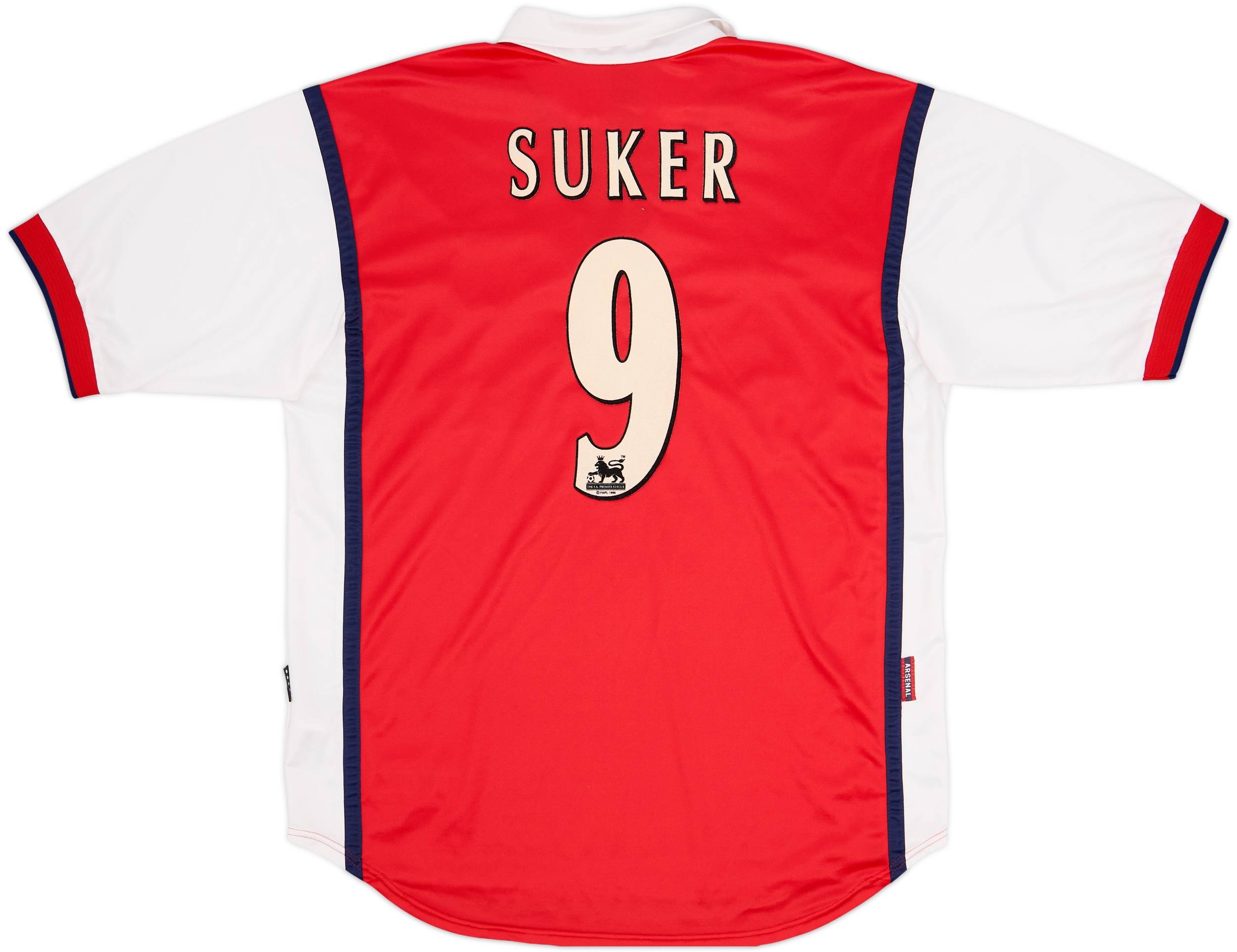 1999-00 Arsenal Home Shirt Suker #9 - 8/10 - (L)