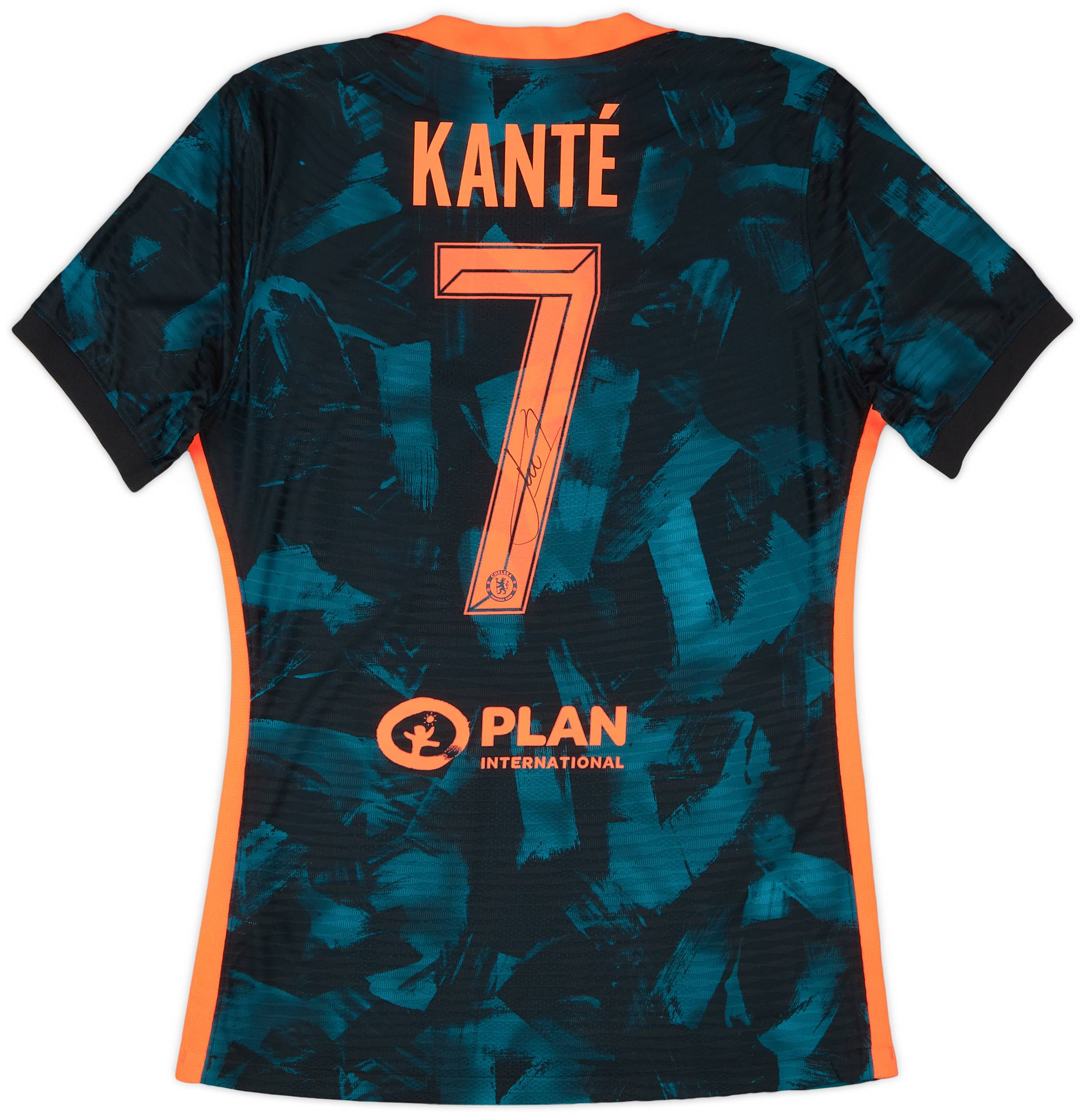 2021-22 Chelsea Player Issue Signed Third Shirt Kanté #7 - As New - (M)