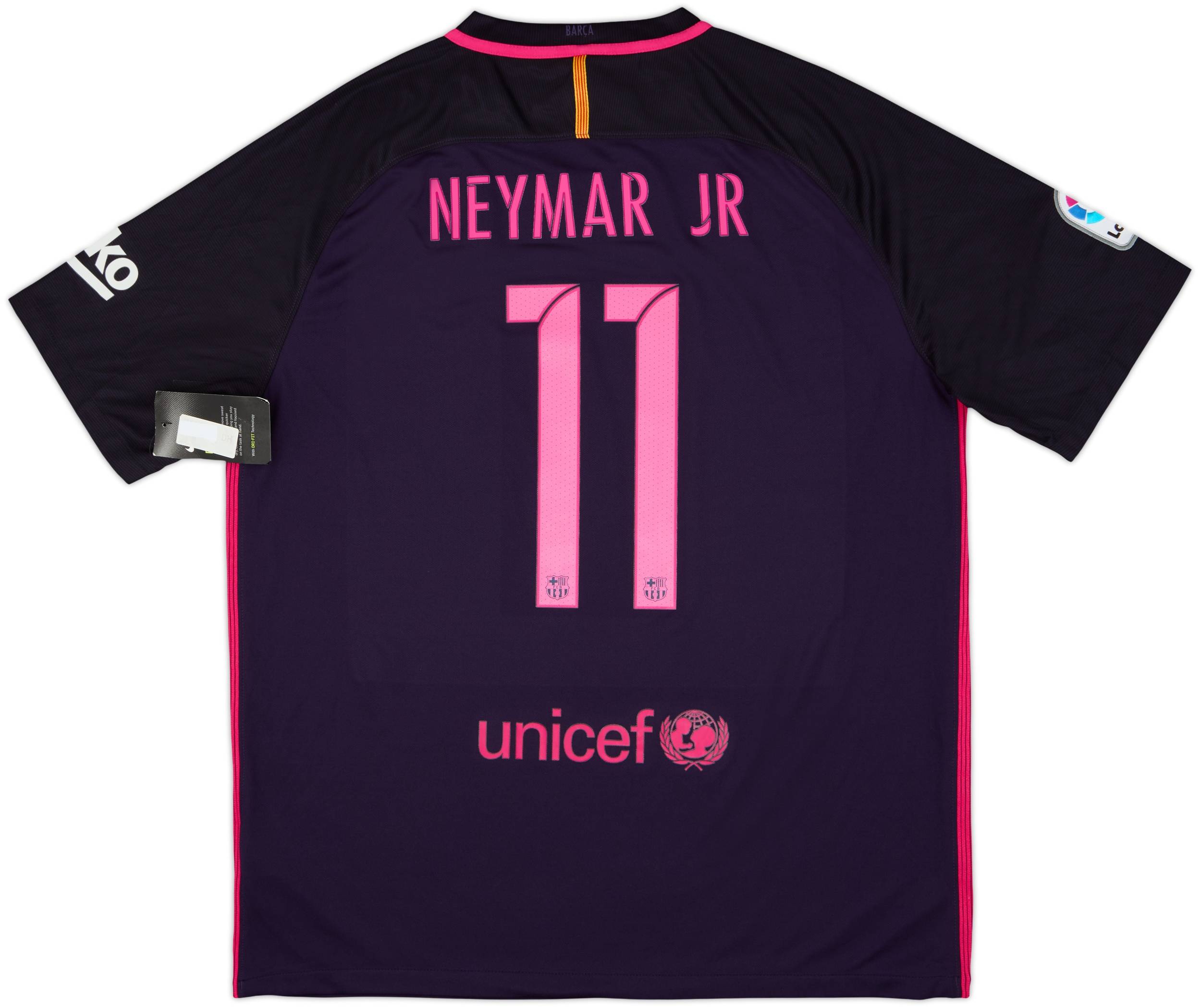 FC Barcelona Neymar Jr 11 アウェイユニフォーム 2016-17 Barcelona Away Shirt Neymar Jr #11 (XL)