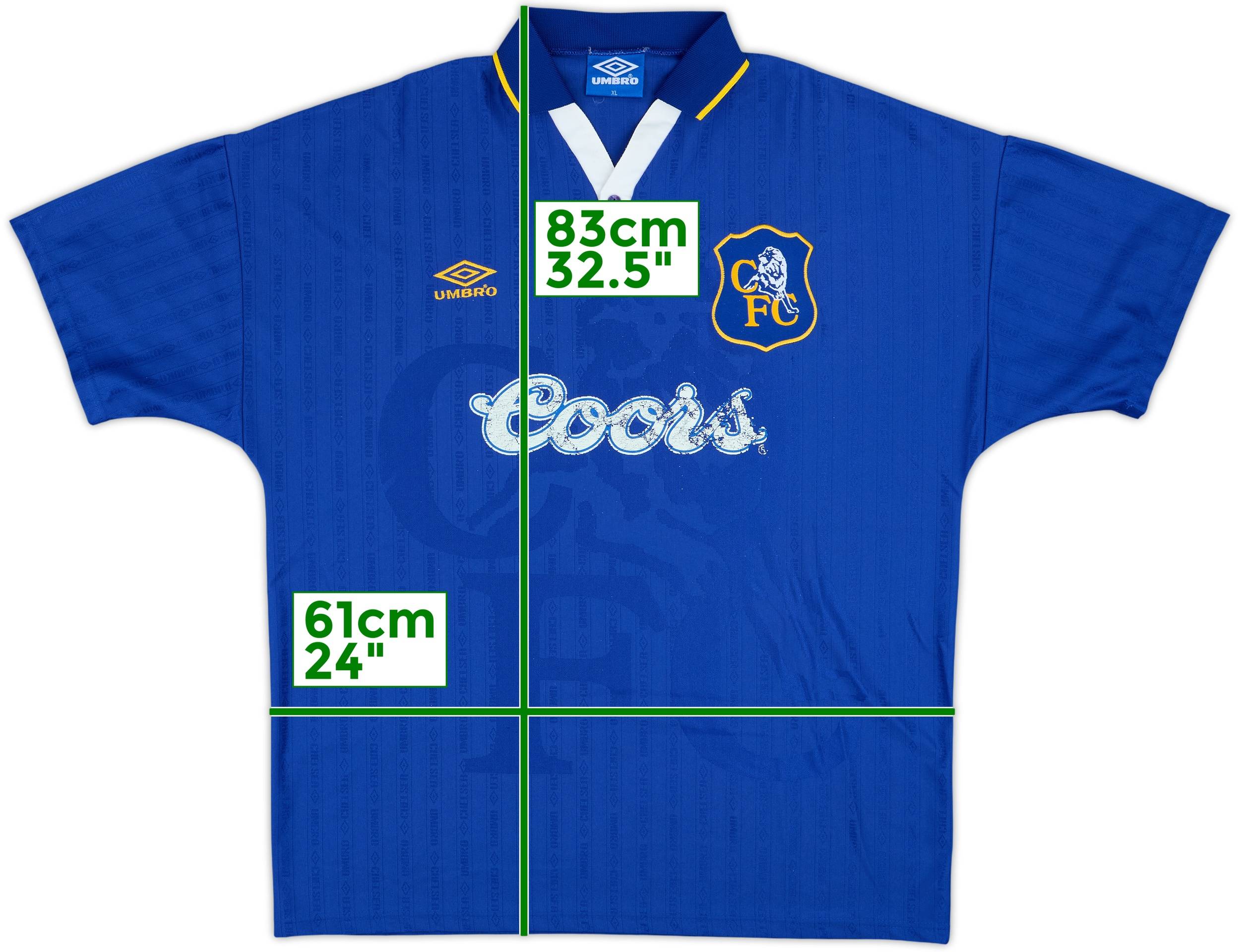 UMBRO Chelsea 超希少XXL 95-97 UMBRO ユニフォーム ウェア