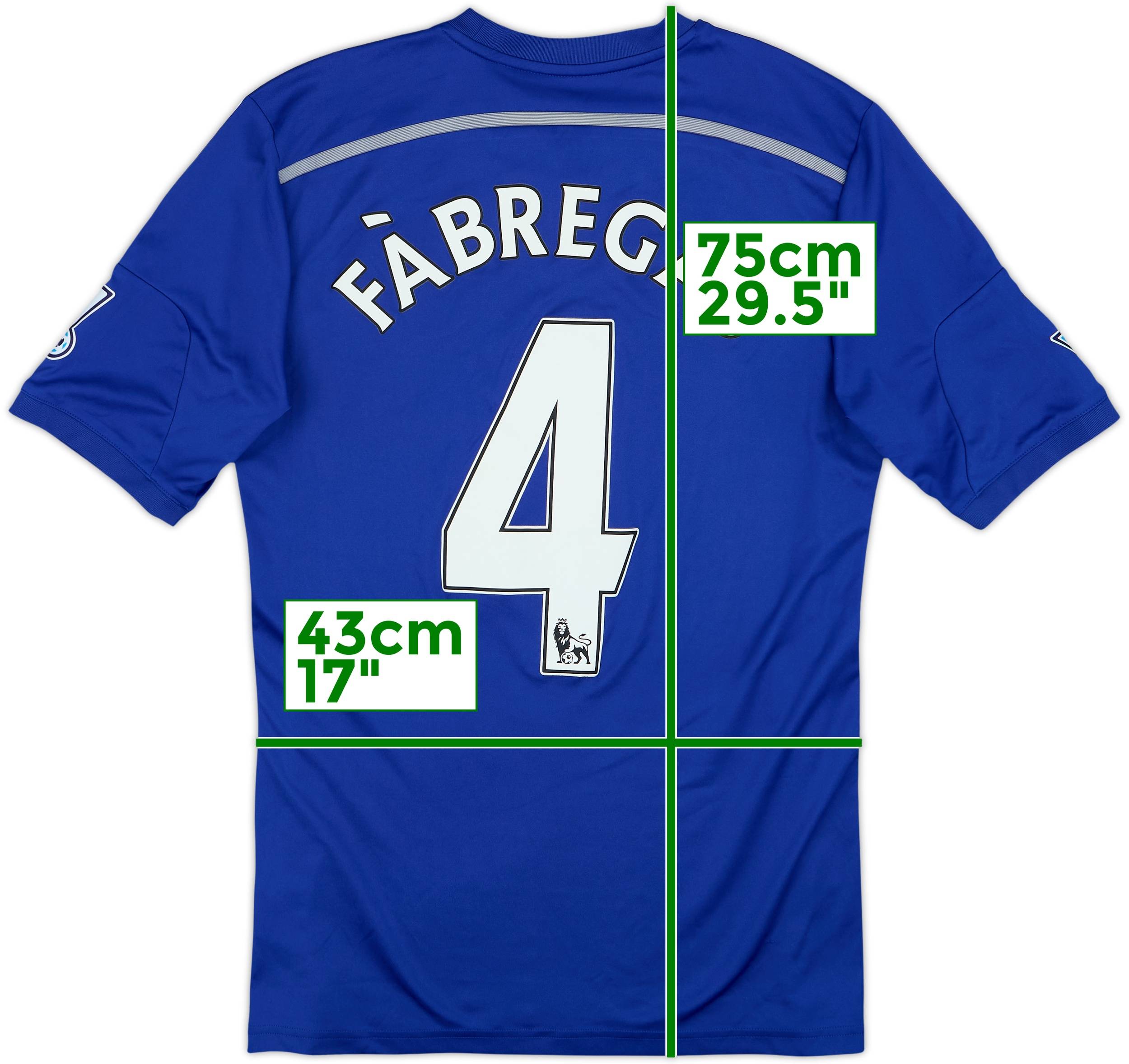 2014-15 Chelsea Home Shirt Fabregas #4 - 6/10 - (M)