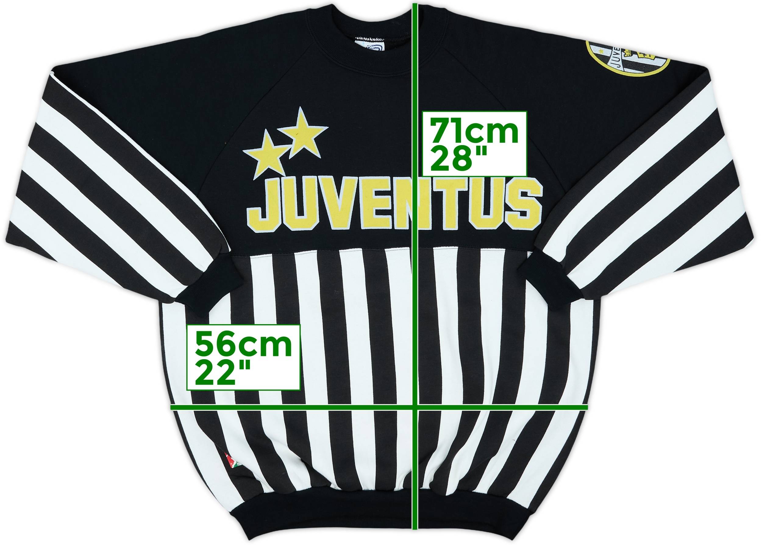 Le Felpe Dei Grandi Club Juventus vintage sweatshirt top S size mens 90s Black