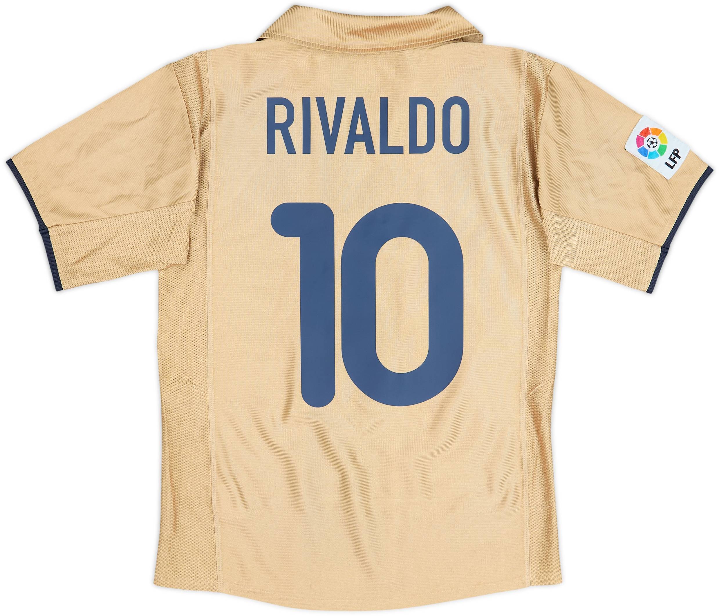 ブラジル代表 Rivaldo 10 Lサイズ シャツ Rivaldo Signed Brazil FC Home Soccer Jersey #10 with Beckett