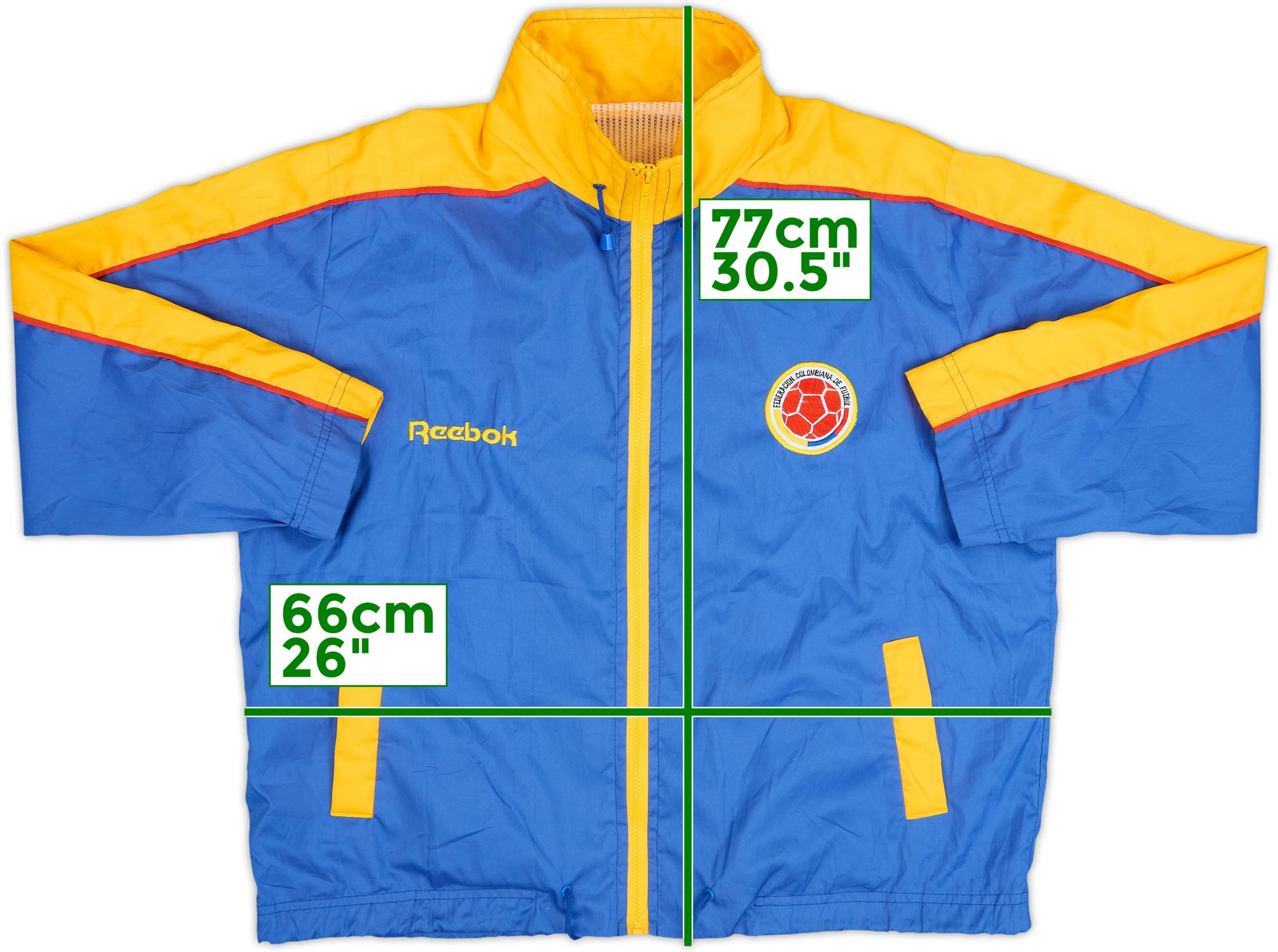 2000-01 Colombia Reebok Track Jacket - 8/10 - (XL)