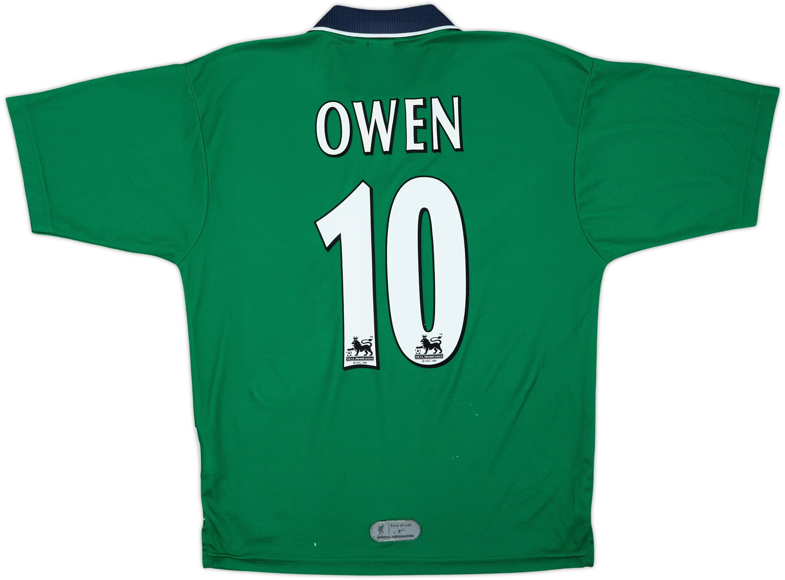 1999-00 Liverpool Away Shirt Owen #10 - 6/10 - (M)