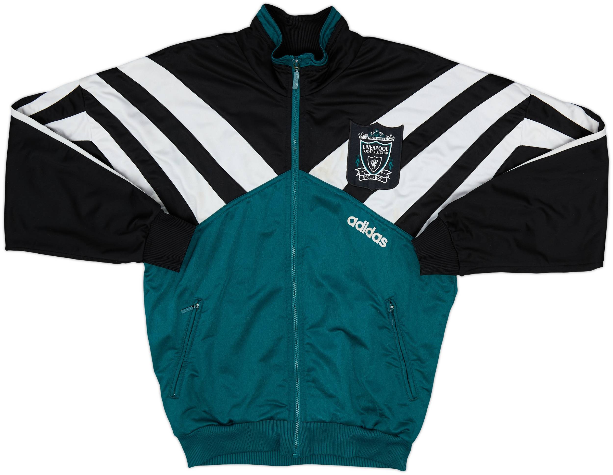 1995-96 Liverpool adidas Track Jacket - 7/10 - (S)