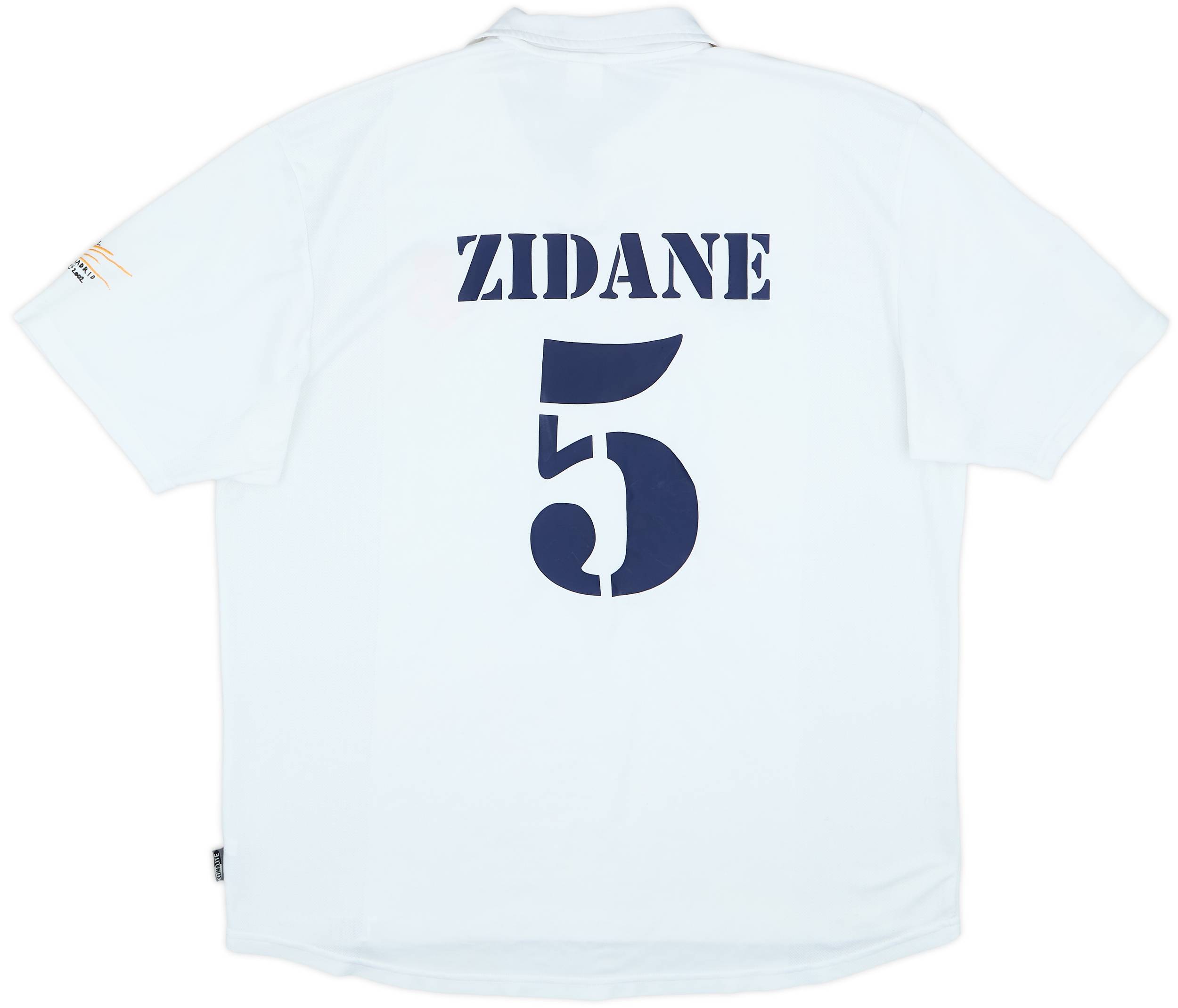 2002-03 Real Madrid Centenary Home Shirt Zidane #5 - 6/10 - (M)
