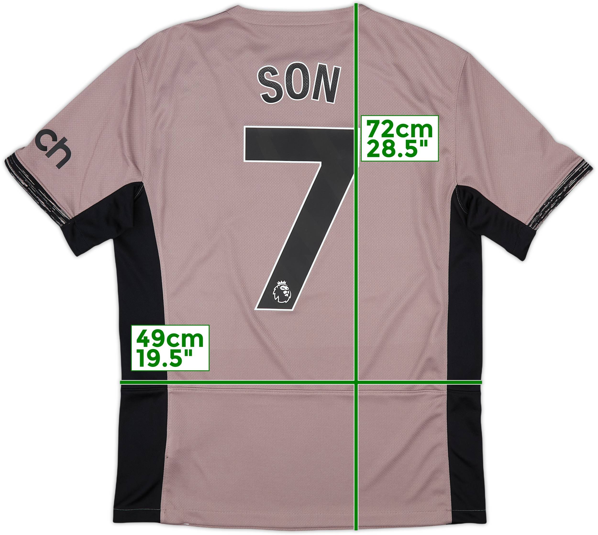 2023-24 Tottenham Third Shirt Son #7 - 10/10 - (M)