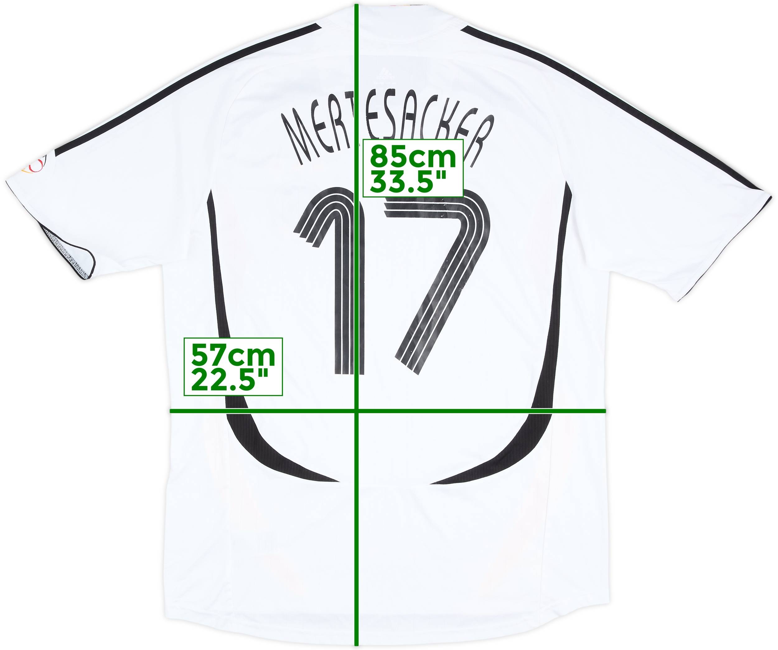 2005-07 Germany Home Shirt Mertesacker #17 - 6/10 - (XL)