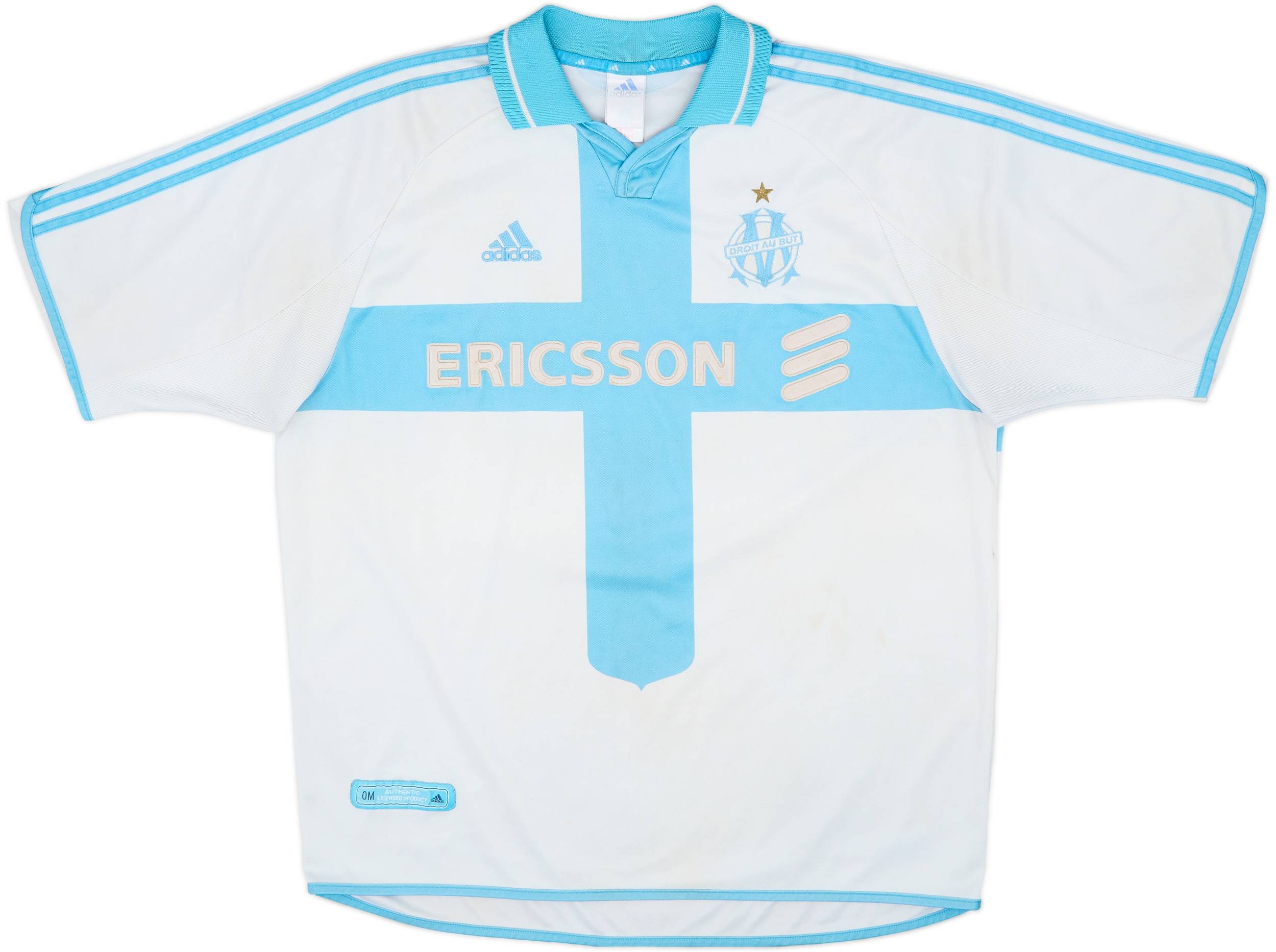 2000-01 Olympique Marseille Home Shirt - 5/10 - (XL)
