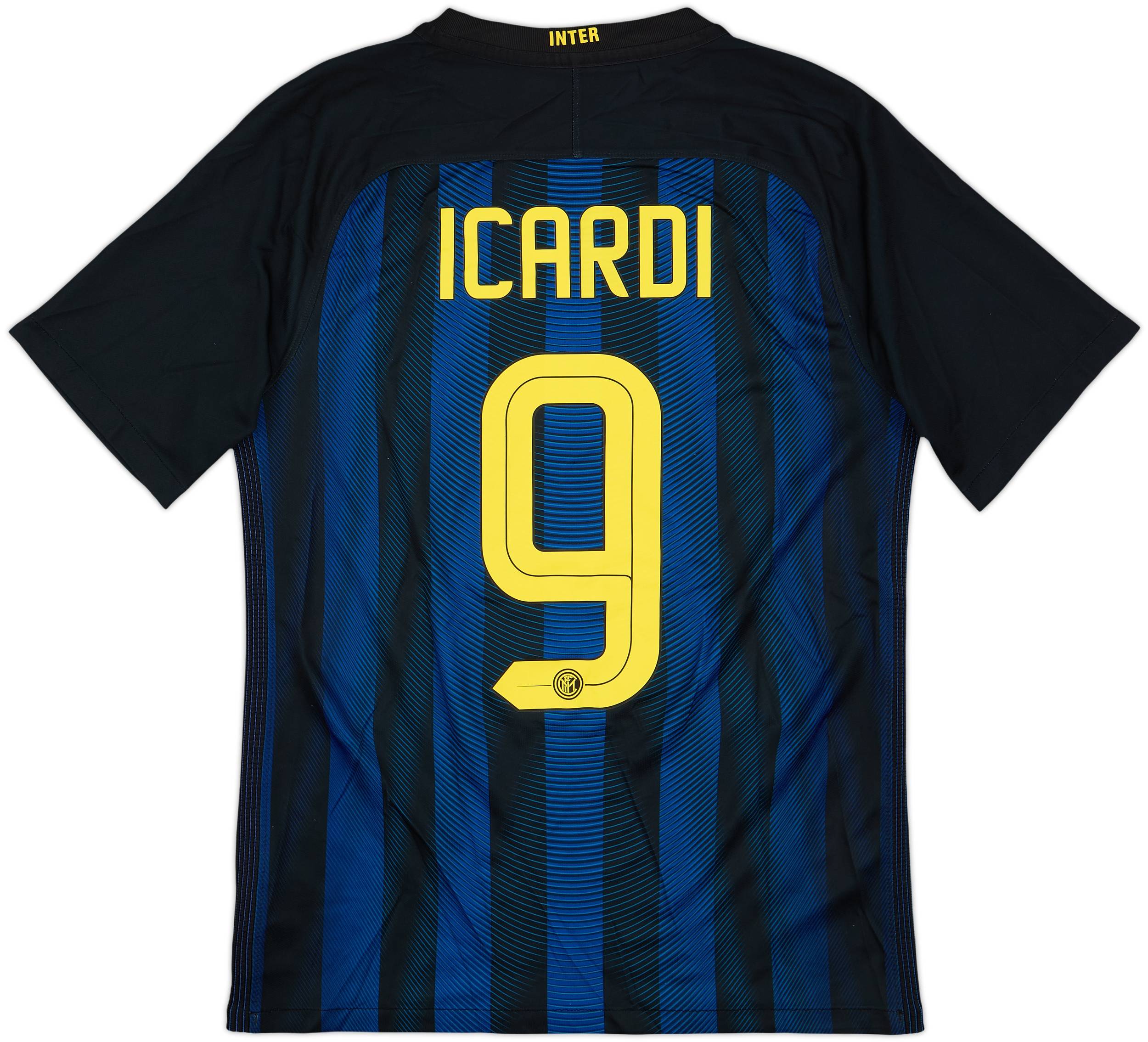 2016-17 Inter Milan Home Shirt Icardi #9 - 8/10 - (S)