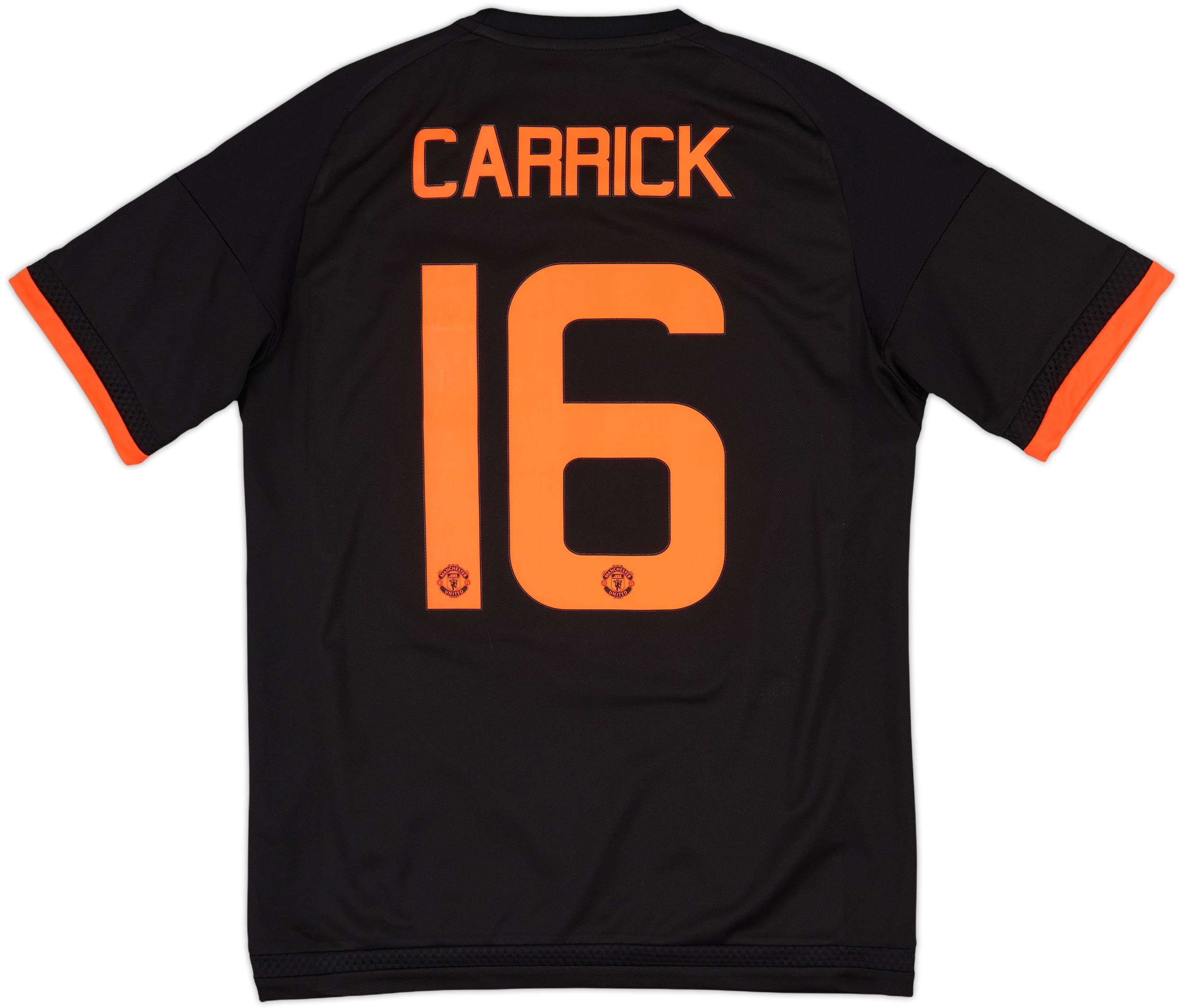 2015-16 Manchester United Third Shirt Carrick #16 - 10/10 - (M)