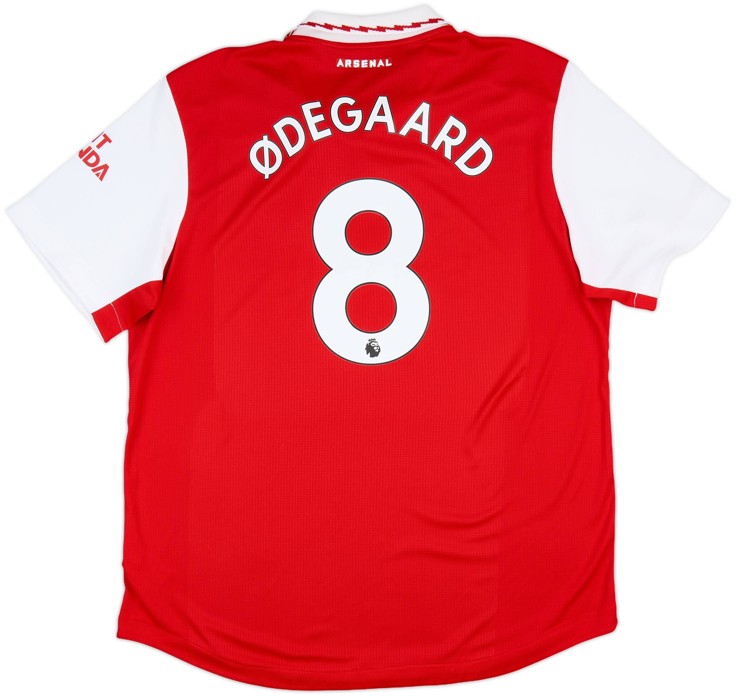 2022-23 Arsenal Authentic Home Shirt Odegaard #8 - 8/10 - (XXL)