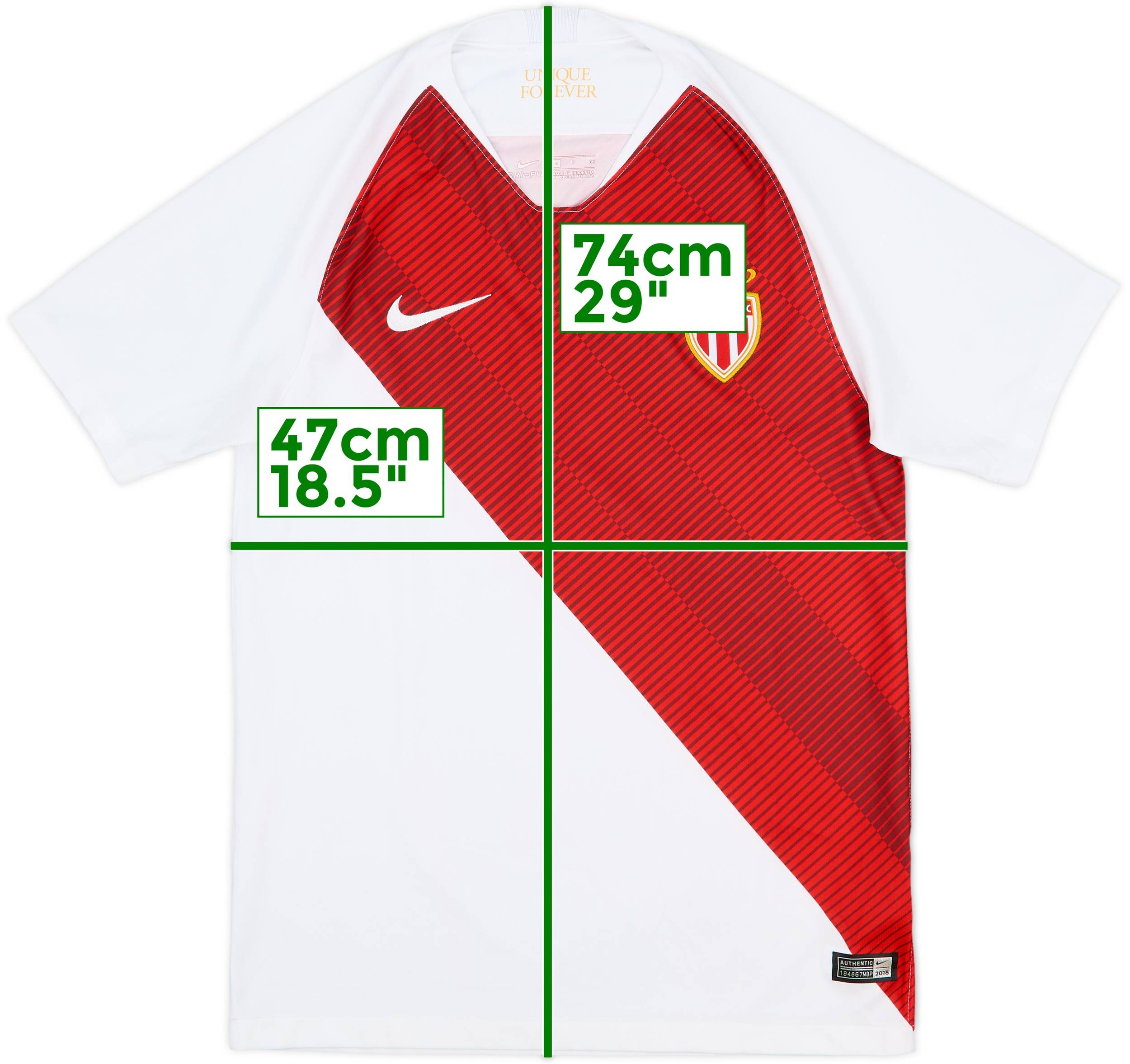 2018-19 Monaco Home Shirt 9/10 (S)