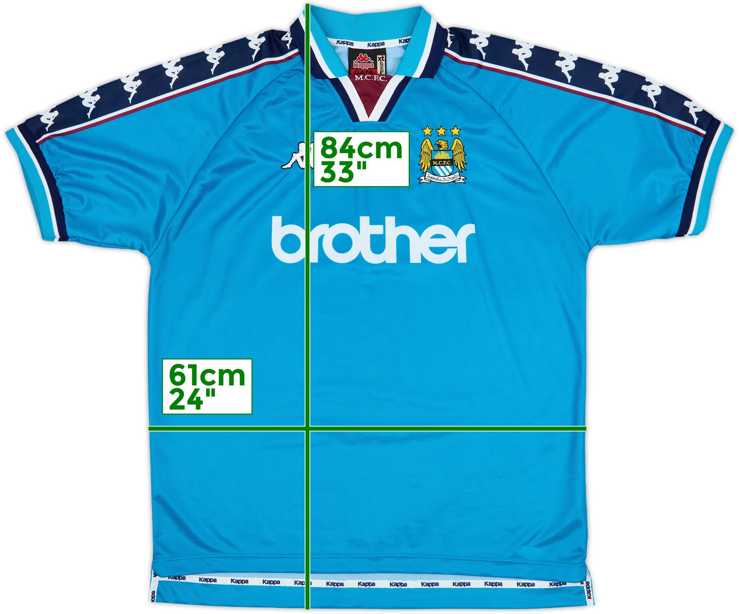 ルコック ユニホーム　Manchester City Home 99/00 1997-99 Manchester City Home Shirt - 10/10 - (XL)