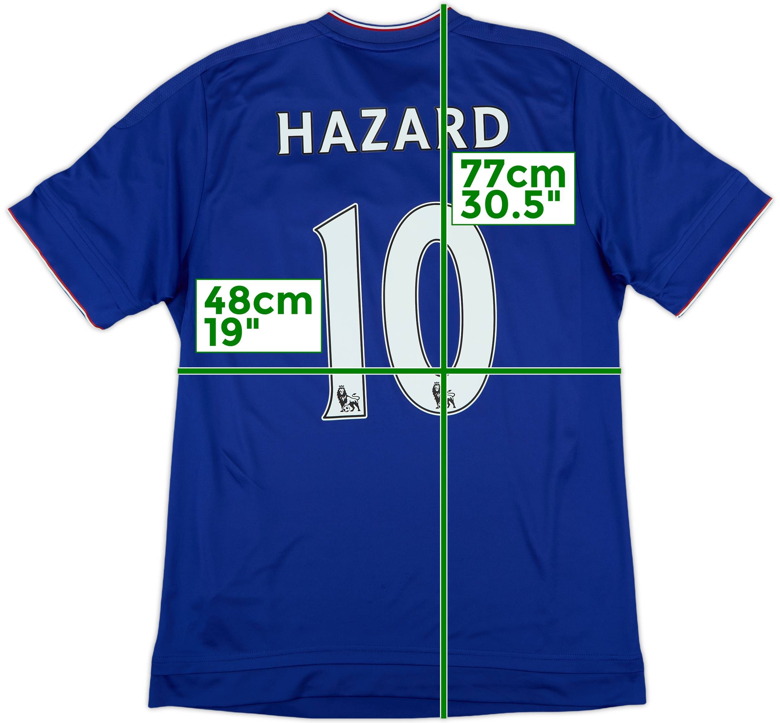 2015-16 Chelsea Home Shirt Hazard #10 - 8/10 - (M)