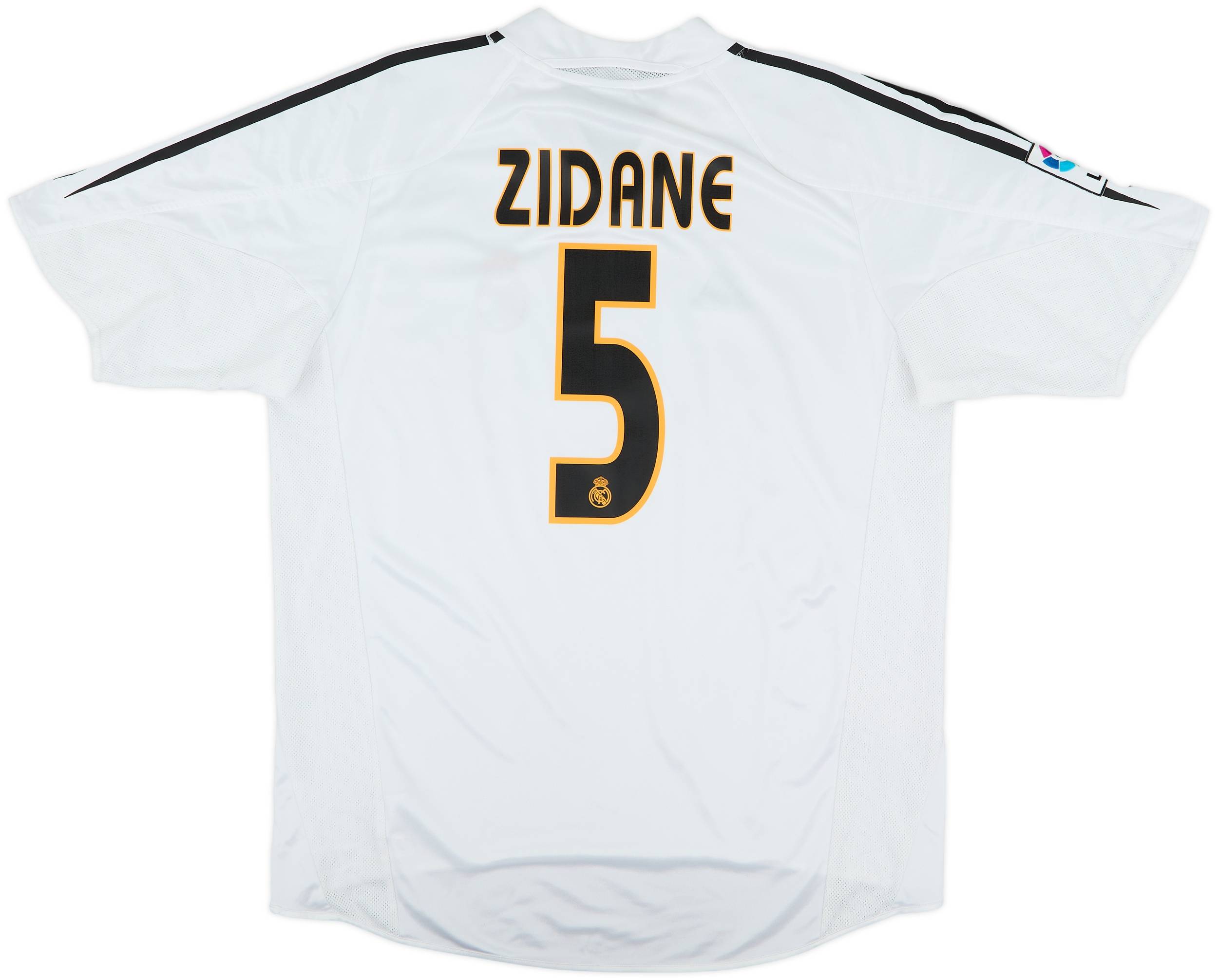 2004-05 Real Madrid Home Shirt Zidane #5 - 5/10 - (L)