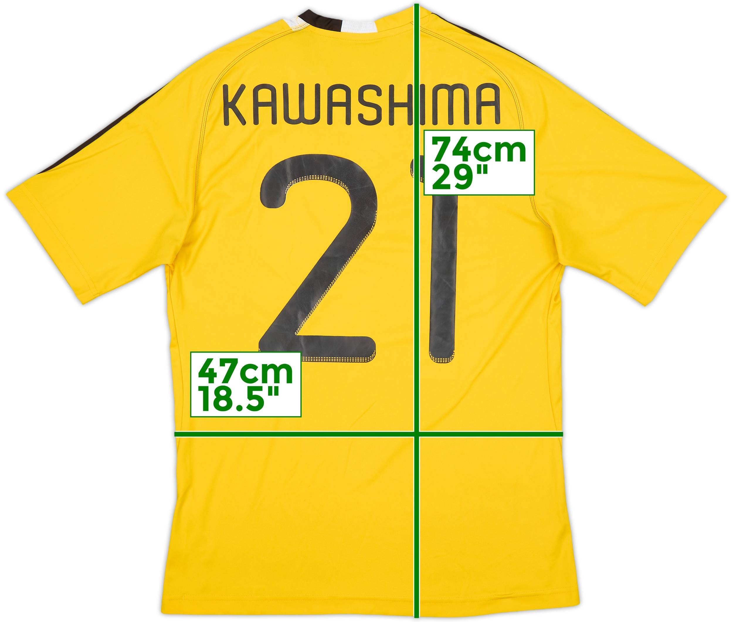 2010-11 Japan GK Shirt Kawashima #21 - 8/10 - (L)