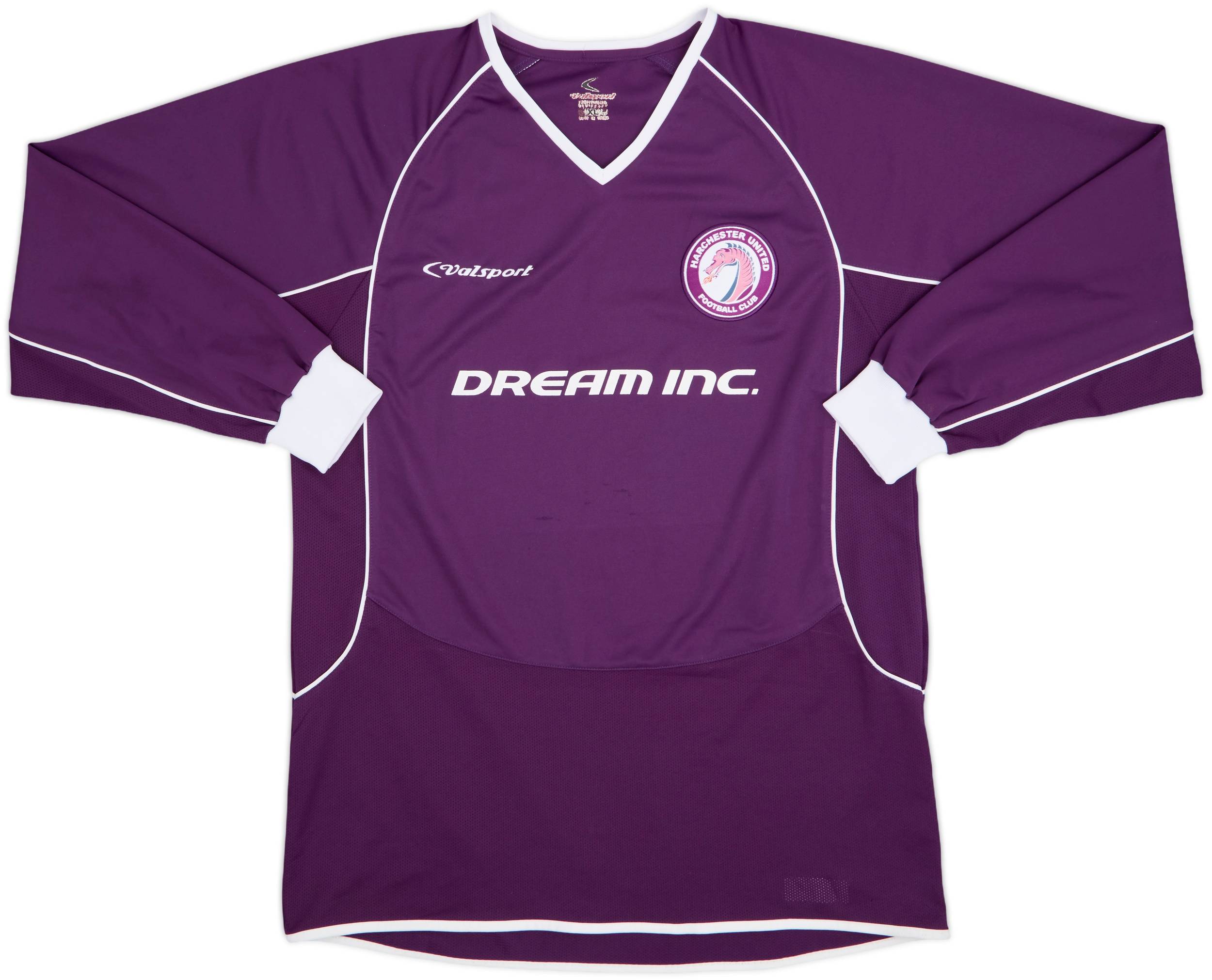 2004-05 Harchester United Home L/S Shirt - 9/10 - (XL)