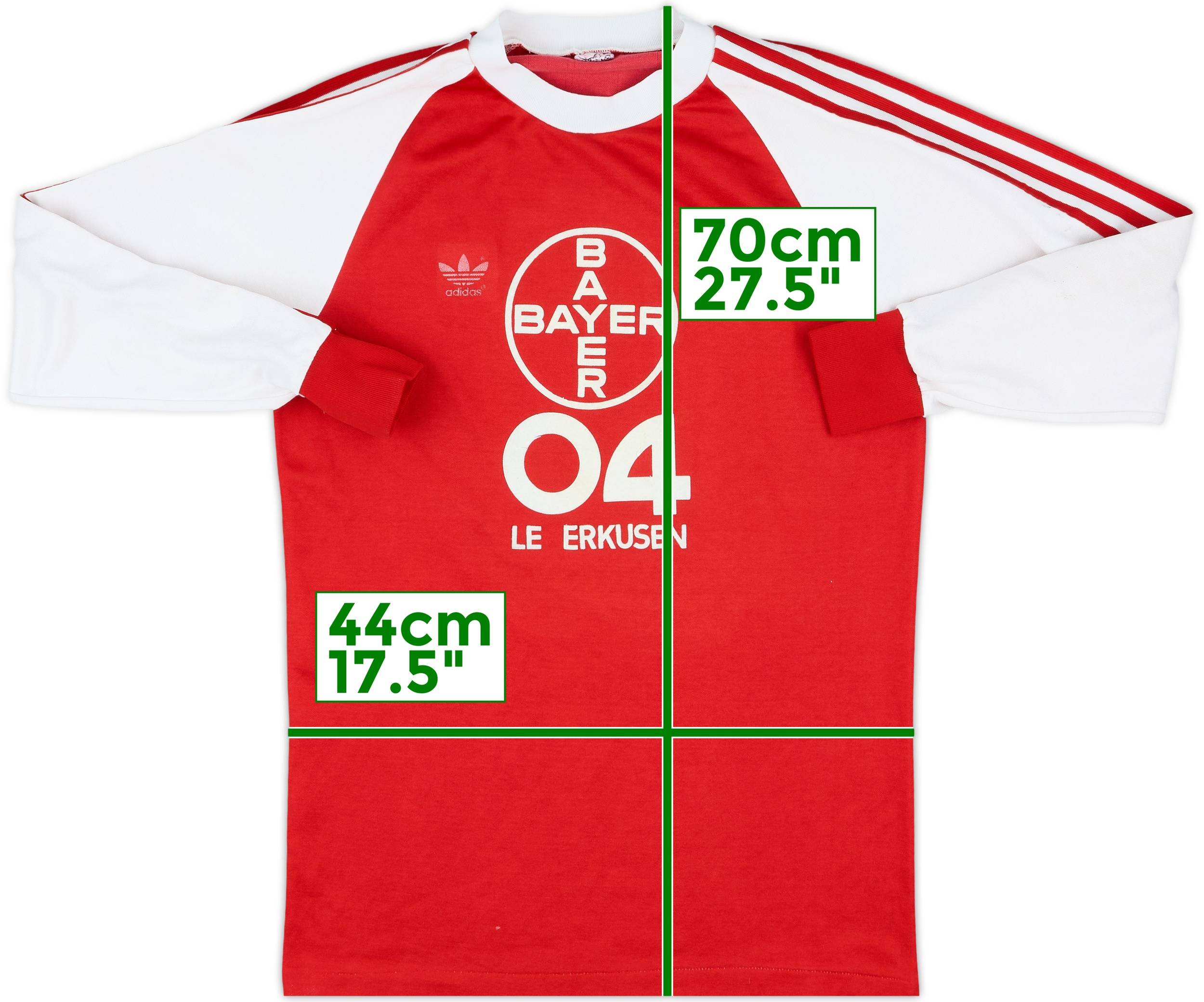 1976-78 adidas (Bayer Leverkusen) Template Home L/S Shirt