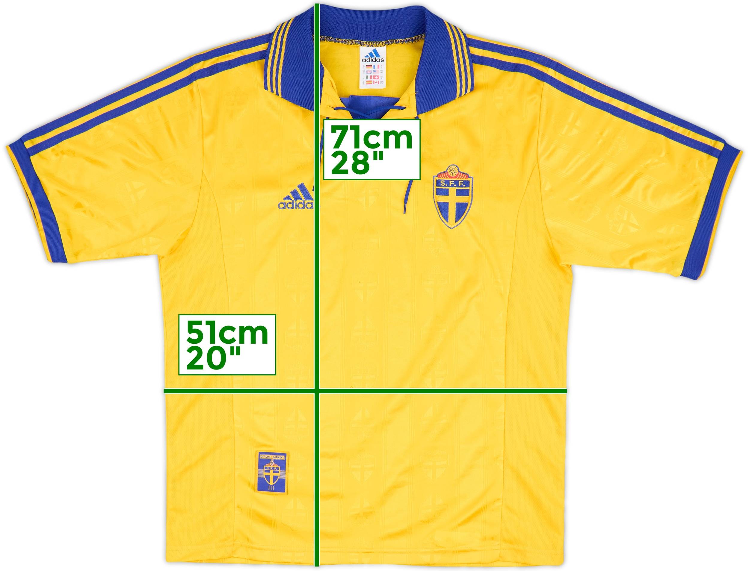 1998-99 Sweden Home Shirt - 5/10 - (S)