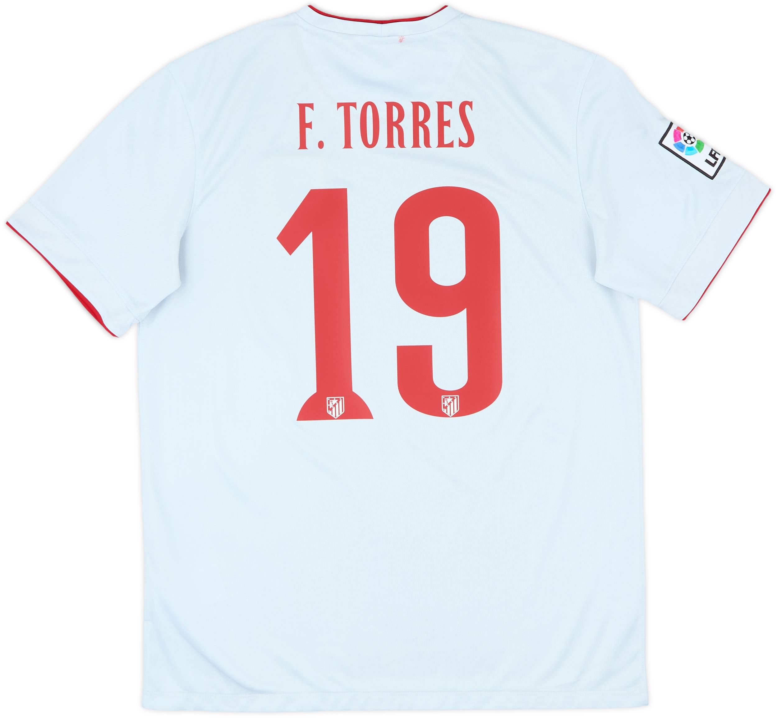 2014-15 Atletico Madrid Away Shirt F.Torres #19 - 8/10 - (L)