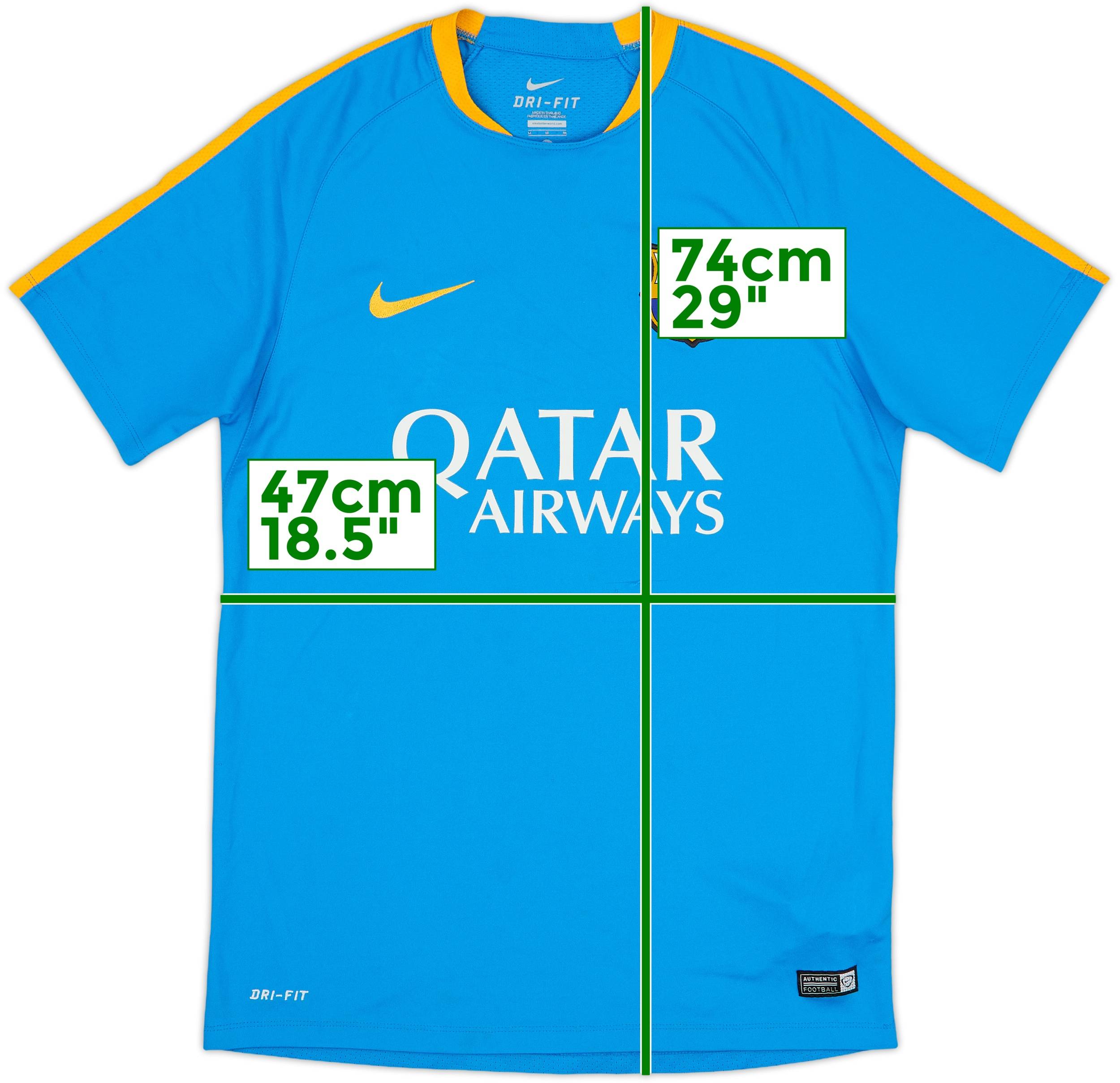 FC Barcelona 2015 DRI-FIT シャツ 2015-16 Barcelona Nike Training Shirt - 7/10 - (M)