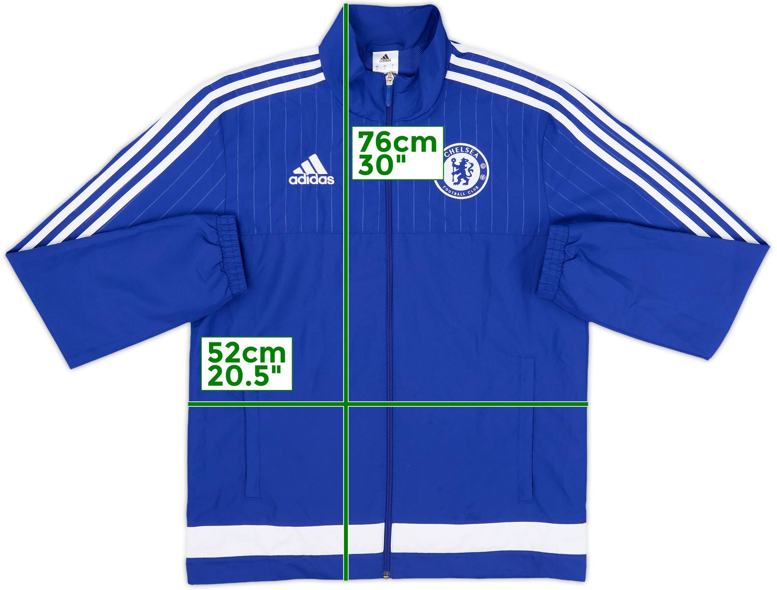 2015-16 Chelsea adidas Track Jacket - 7/10 - (S)