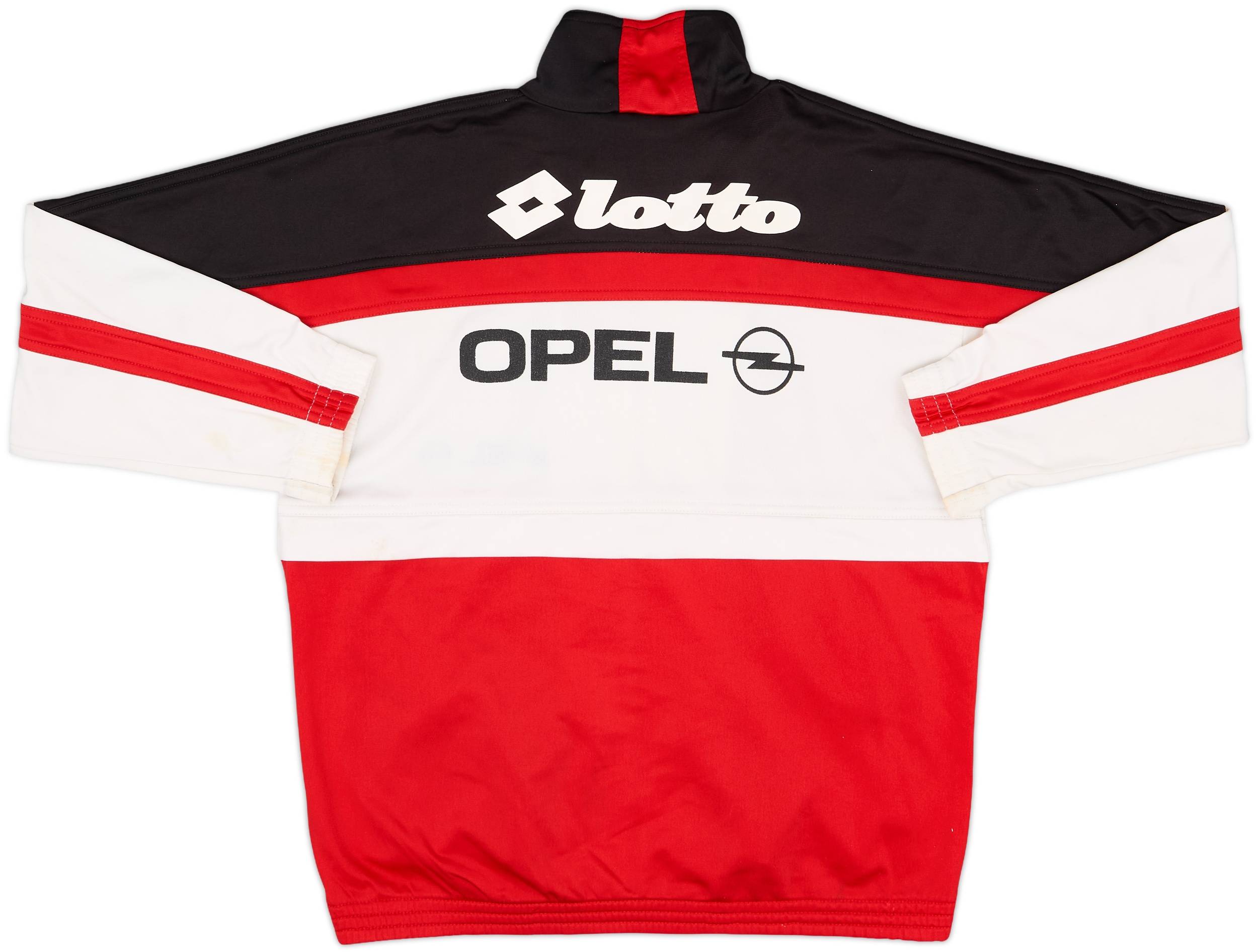90s　Lotto　AC MILAN　ゲームシャツ　OPEL　ユニフォーム AC MILAN 1997-1998 Opel Training shirt camiseta maillot