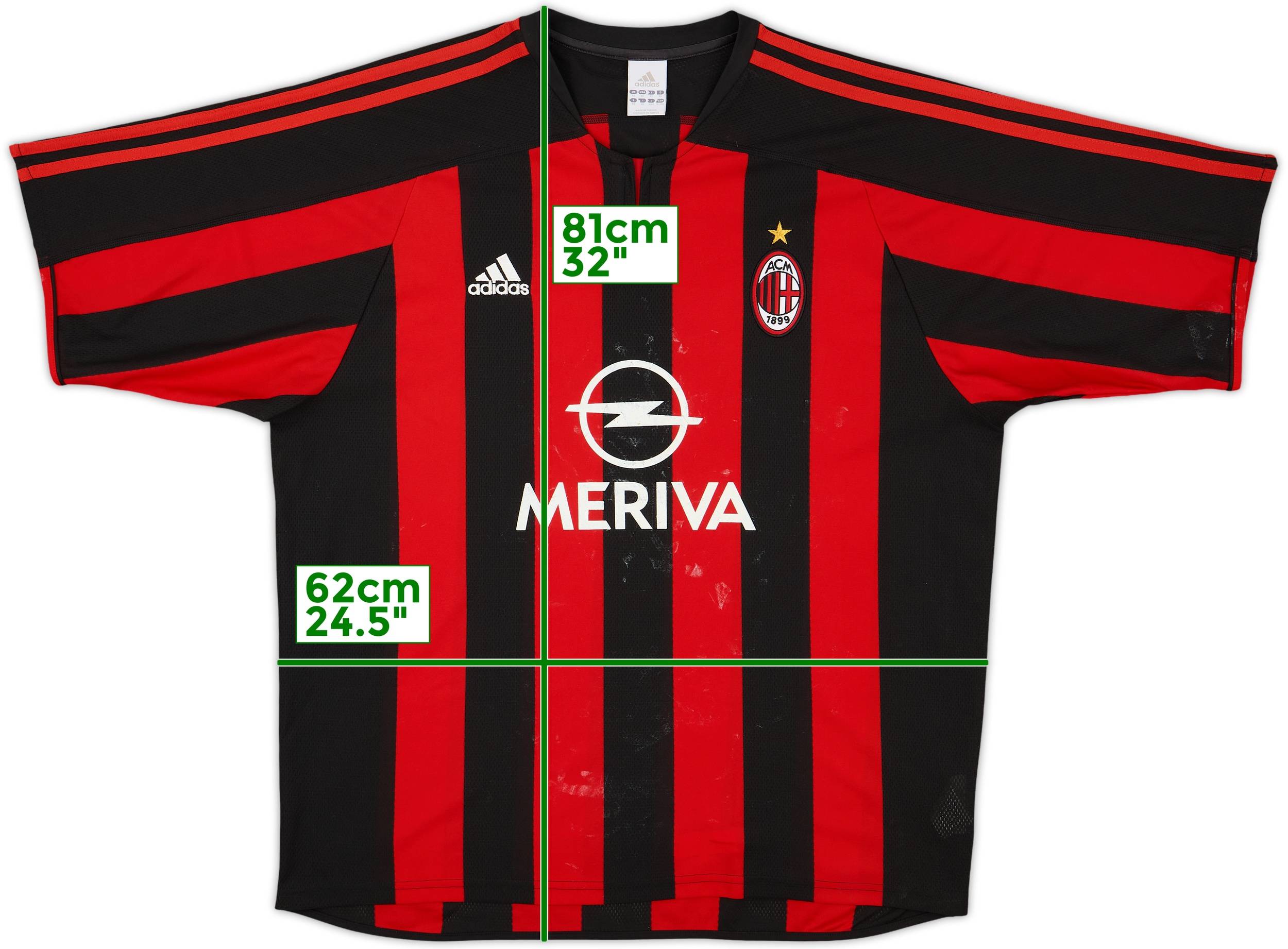 2003-04 AC Milan Home Shirt - 5/10 - (XL)