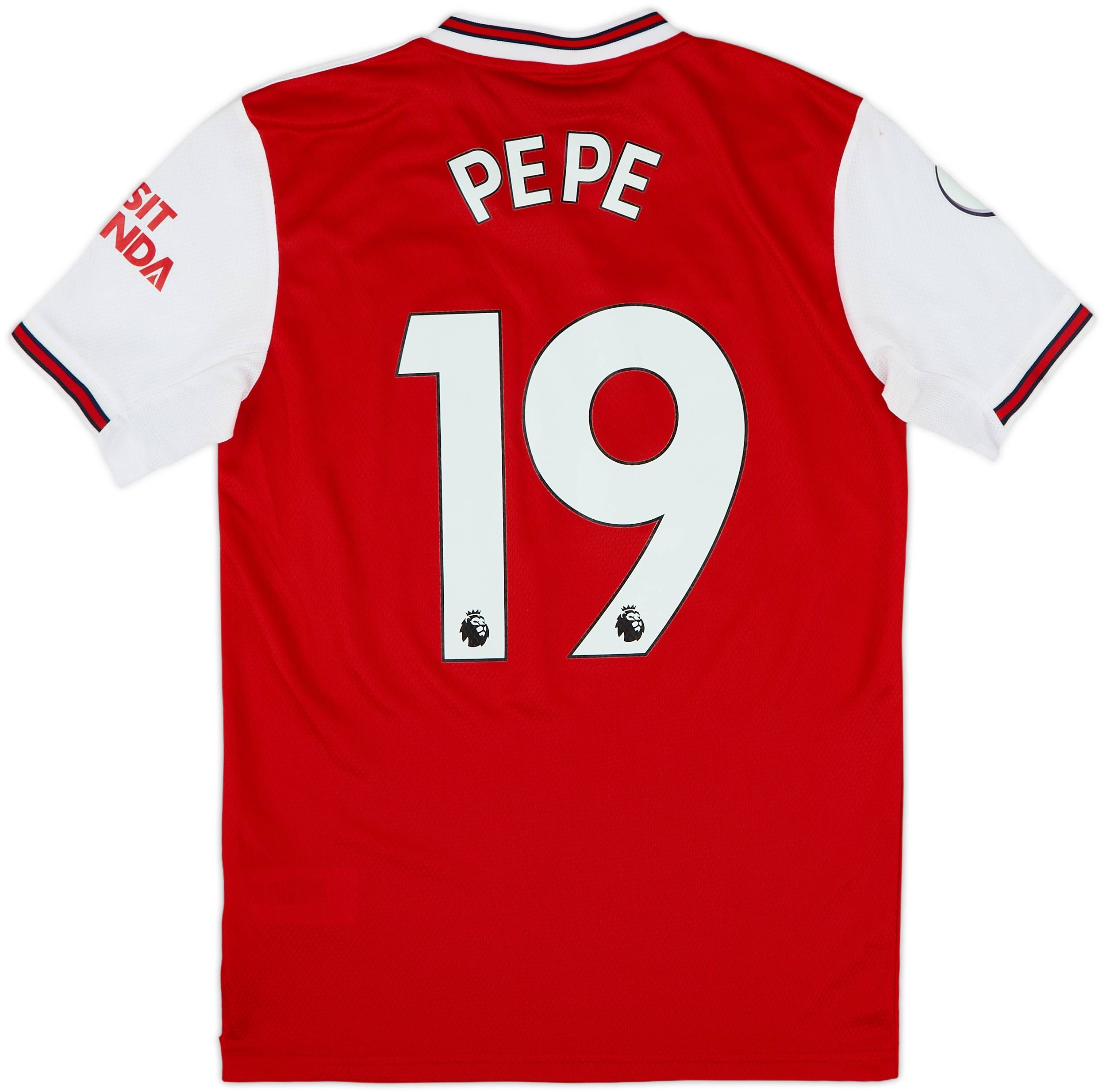 2019-20 Arsenal Home Shirt Pepe #19 9/10 (XS)