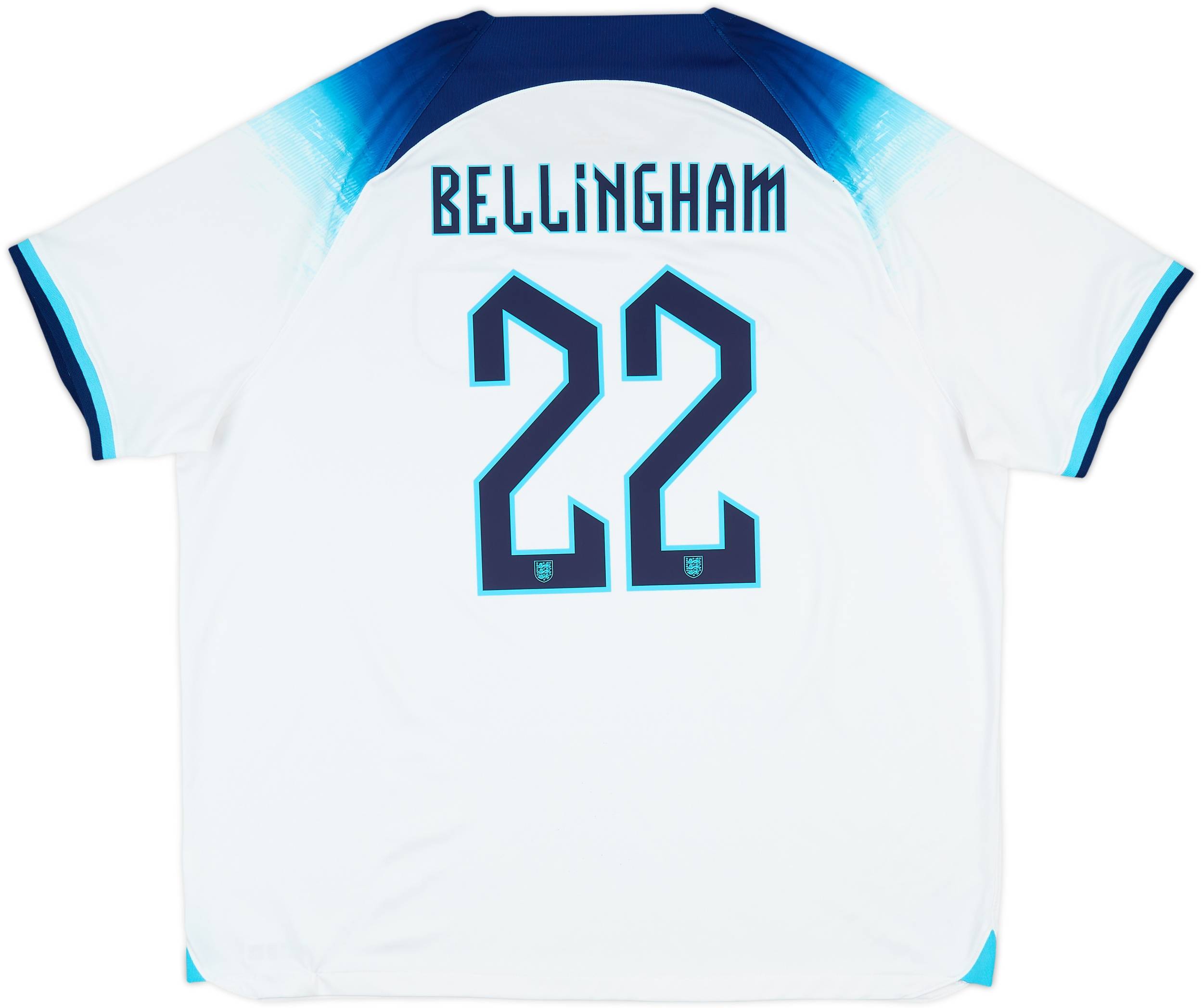 イングランド代表 サッカー ホームユニフォーム Bellingham 10番