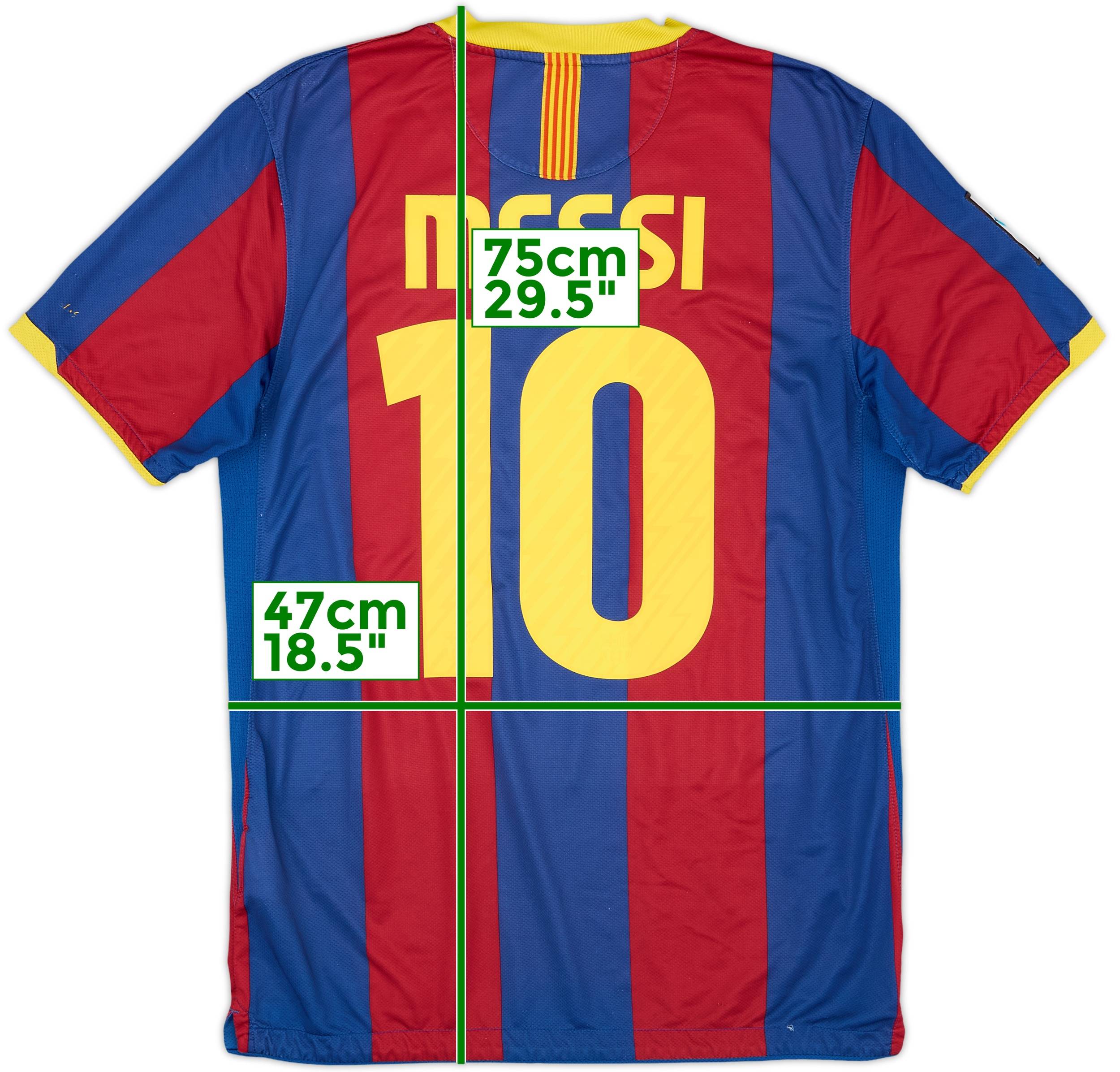 2010-11 Barcelona Home Shirt Messi #10 - 6/10 - (M)