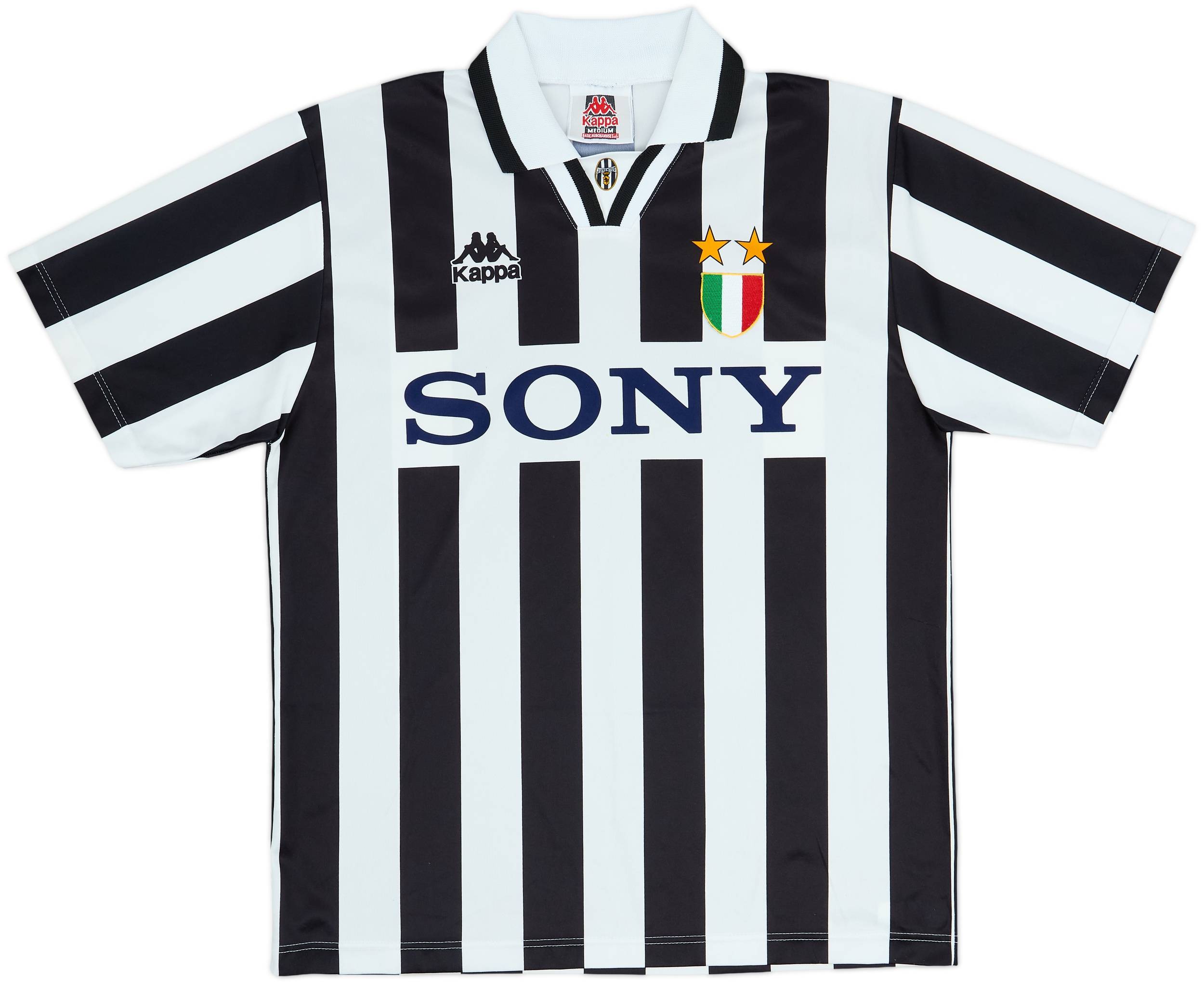 1995-97 Juventus Basic Home Shirt - 9/10 - (M)